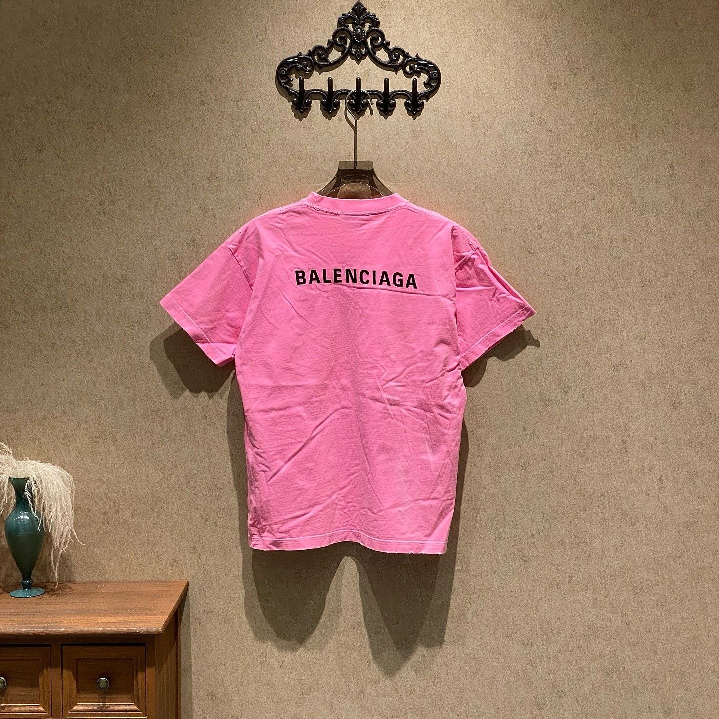 Balenciaga Balenciaga Logo Cotton T-Shirt Size M Size M / US 6-8 / IT 42-44 - 2 Thumbnail