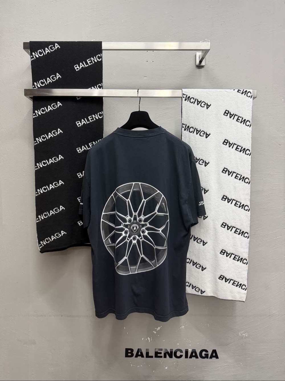 Balenciaga Balenciaga x Automobili Lamborghini Car Print T-Shirt Size M Size US M / EU 48-50 / 2 - 2 Thumbnail
