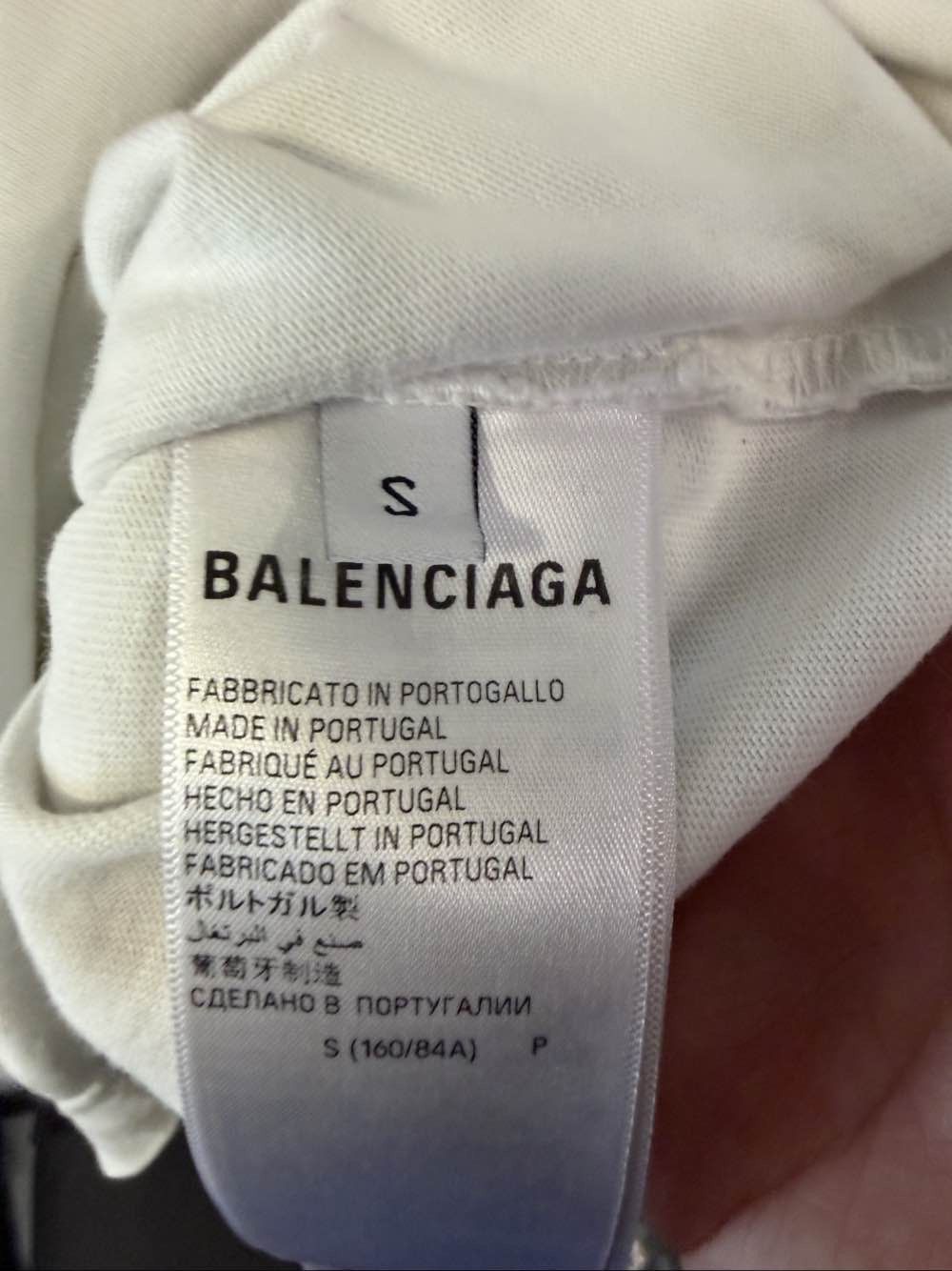 Balenciaga Balenciaga Heart Print T-Shirt Size S Size US S / EU 44-46 / 1 - 4 Thumbnail