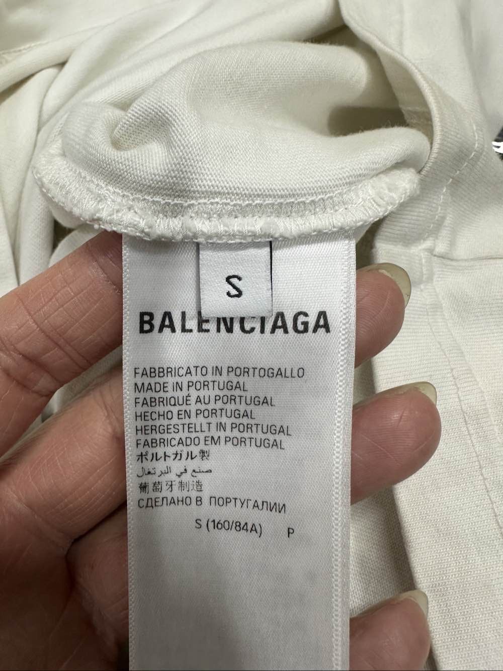Balenciaga Balenciaga Logo Print T-Shirt Size S Size US S / EU 44-46 / 1 - 5 Thumbnail