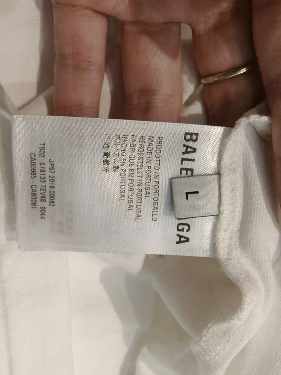 Balenciaga Balenciaga BB Logo T-Shirt Size L Size L / US 10 / IT 46 - 4 Thumbnail