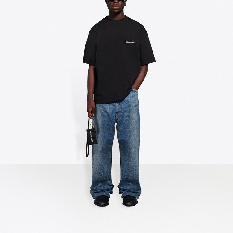 Balenciaga Balenciaga Logo T-Shirt Black Size XXS Size US XXS / EU 40 - 10 Thumbnail