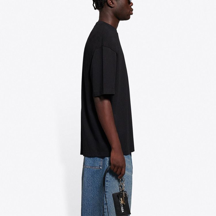 Balenciaga Balenciaga Logo T-Shirt Black Size XXS Size US XXS / EU 40 - 9 Thumbnail