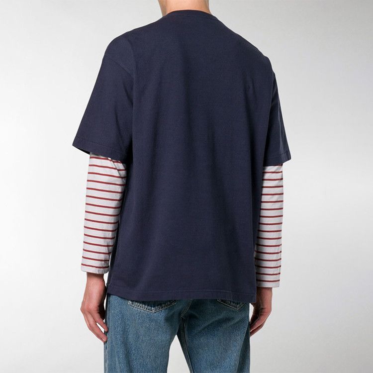 Balenciaga Balenciaga Laurel Logo T-Shirt Navy Blue Size XS Size US XS / EU 42 / 0 - 8 Thumbnail
