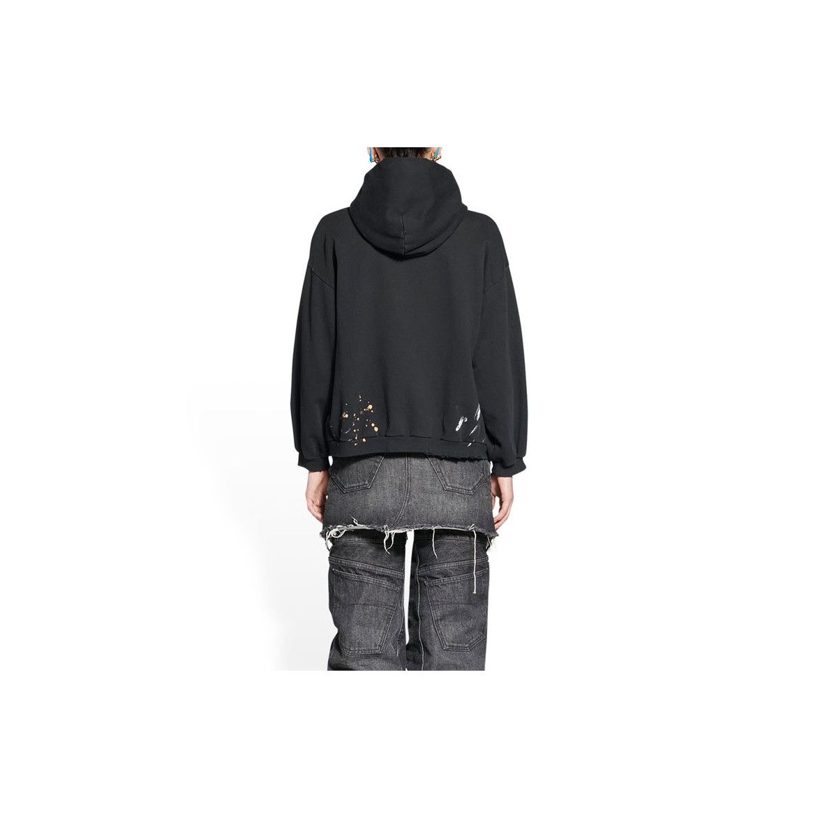 Balenciaga Balenciaga 90% Graphic Logo Hoodie Size L Size US L / EU 52-54 / 3 - 8 Thumbnail