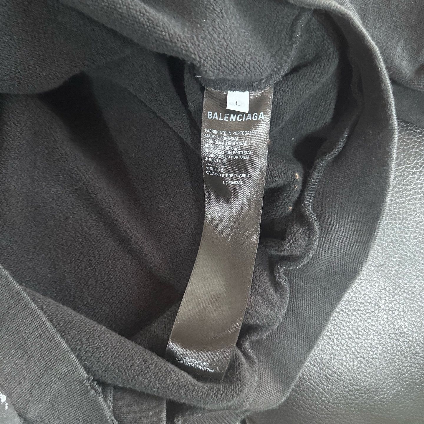 Balenciaga Balenciaga 90% Graphic Logo Hoodie Size L Size US L / EU 52-54 / 3 - 4 Thumbnail