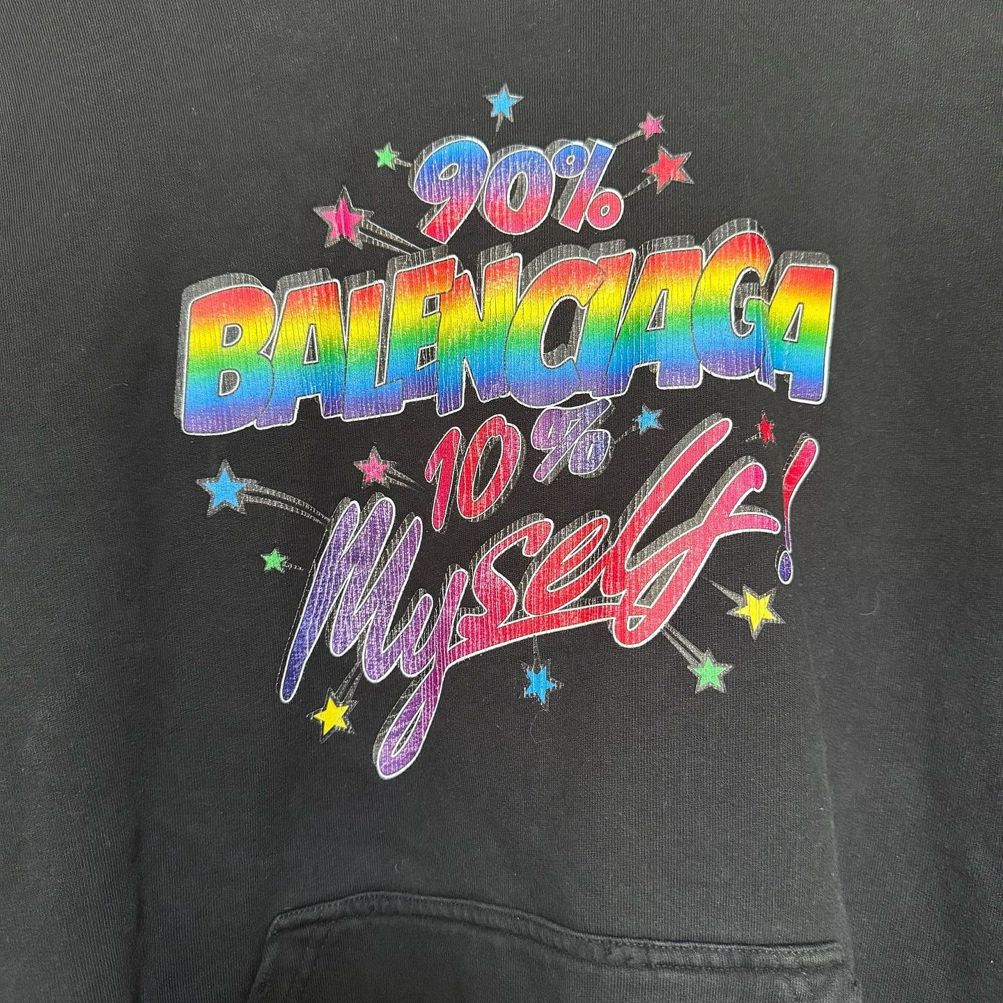 Balenciaga Balenciaga 90% Graphic Logo Hoodie Size L Size US L / EU 52-54 / 3 - 5 Thumbnail