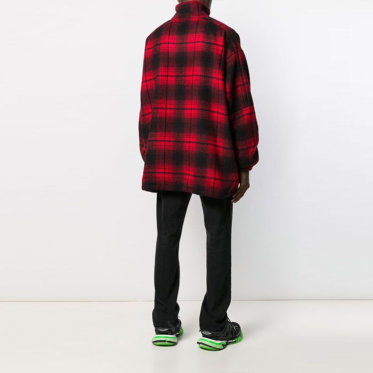 Balenciaga Balenciaga Plaid Zip-up Jacket Size 46 Size US S / EU 44-46 / 1 - 7 Thumbnail