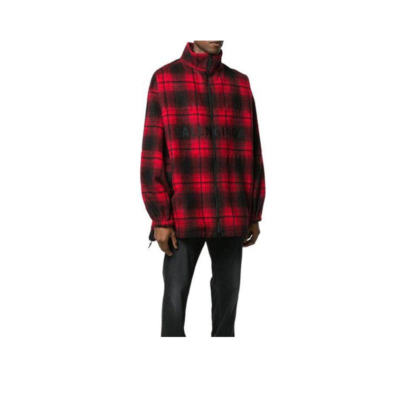Balenciaga Balenciaga Plaid Zip-up Jacket Size 46 Size US S / EU 44-46 / 1 - 9 Thumbnail