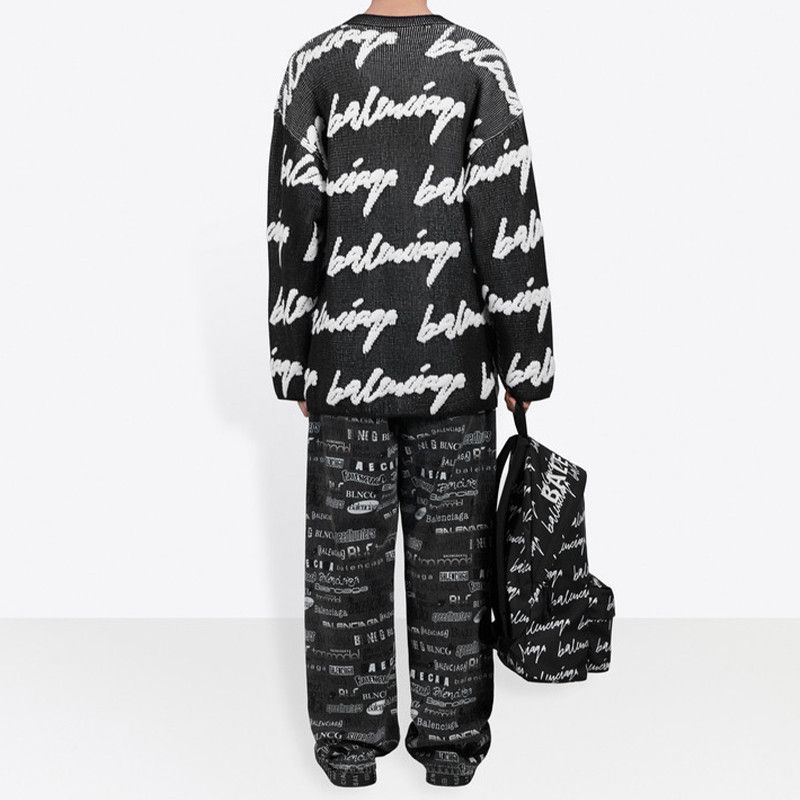 Balenciaga Balenciaga Script Logo Sweater Size XS Size US XS / EU 42 / 0 - 6 Thumbnail