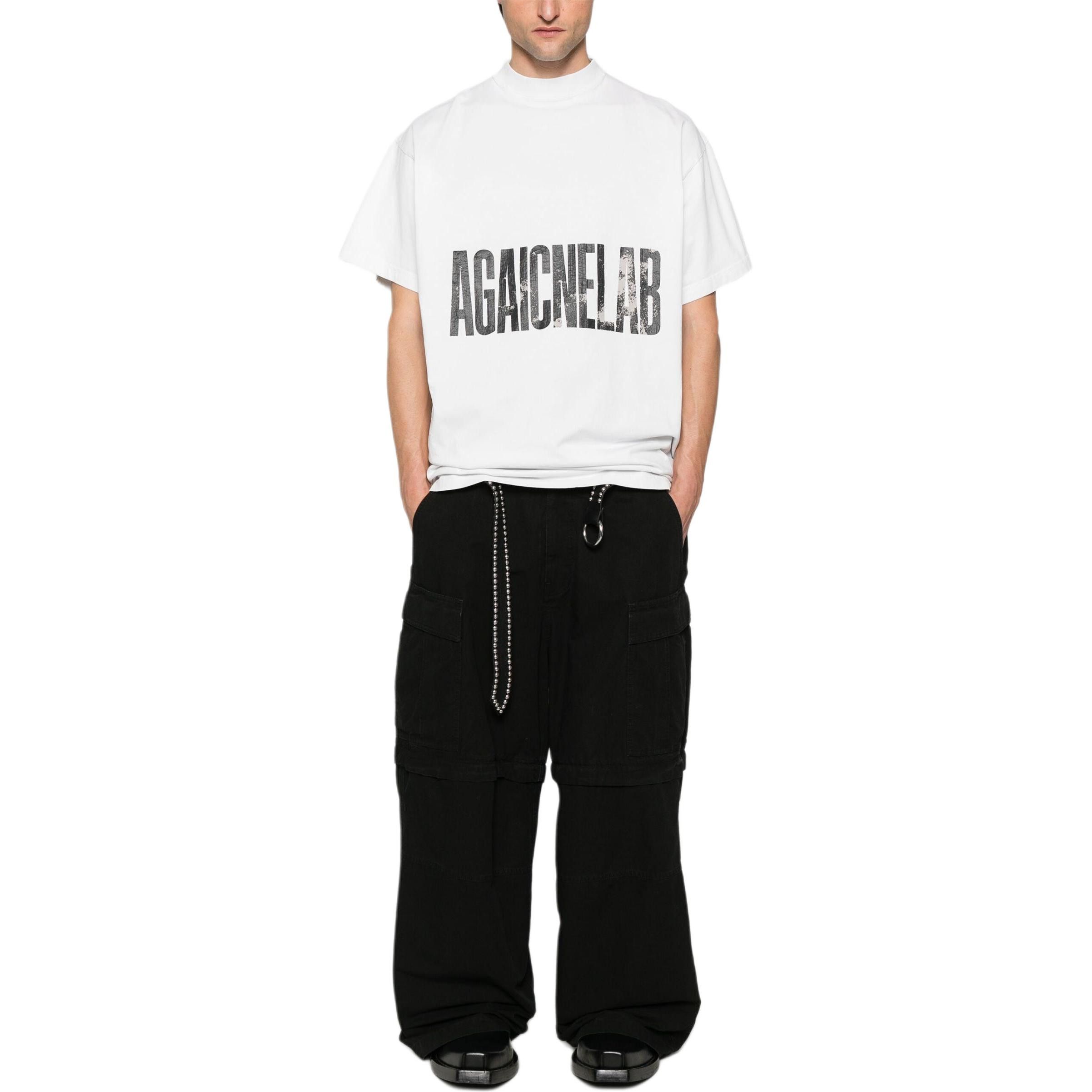 Balenciaga Balenciaga AGAICNELAB Logo T-Shirt Size M Size US M / EU 48-50 / 2 - 6 Thumbnail