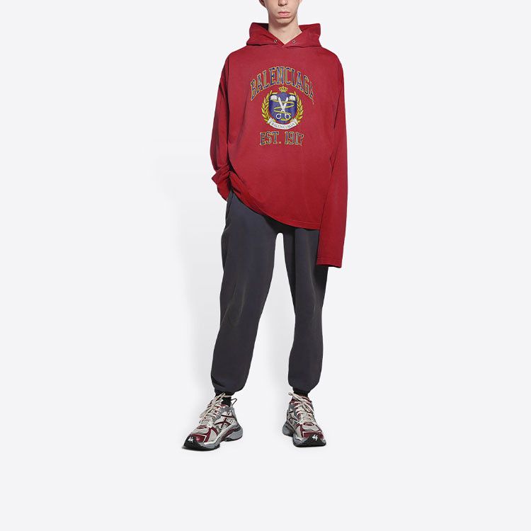 Balenciaga Balenciaga Logo Crest Hoodie Size 2 Size US M / EU 48-50 / 2 - 6 Thumbnail