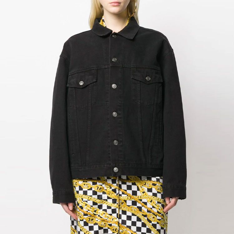 Balenciaga Balenciaga Logo Back Denim Jacket Size 34 Size XS / US 0-2 / IT 36-38 - 5 Thumbnail