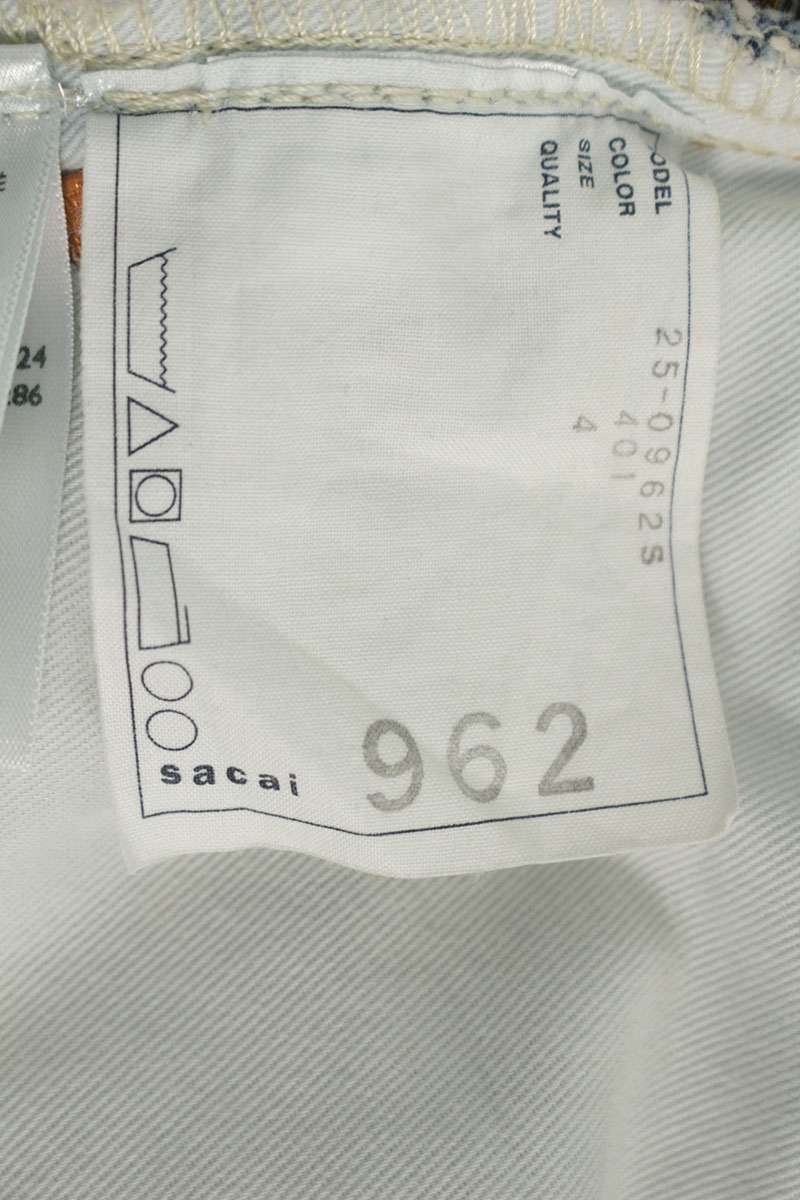 Levi's LEVI'S x Sacai 25SS Belted Wide Denim Pants Size 36 Size US 36 / EU 52 - 3 Thumbnail