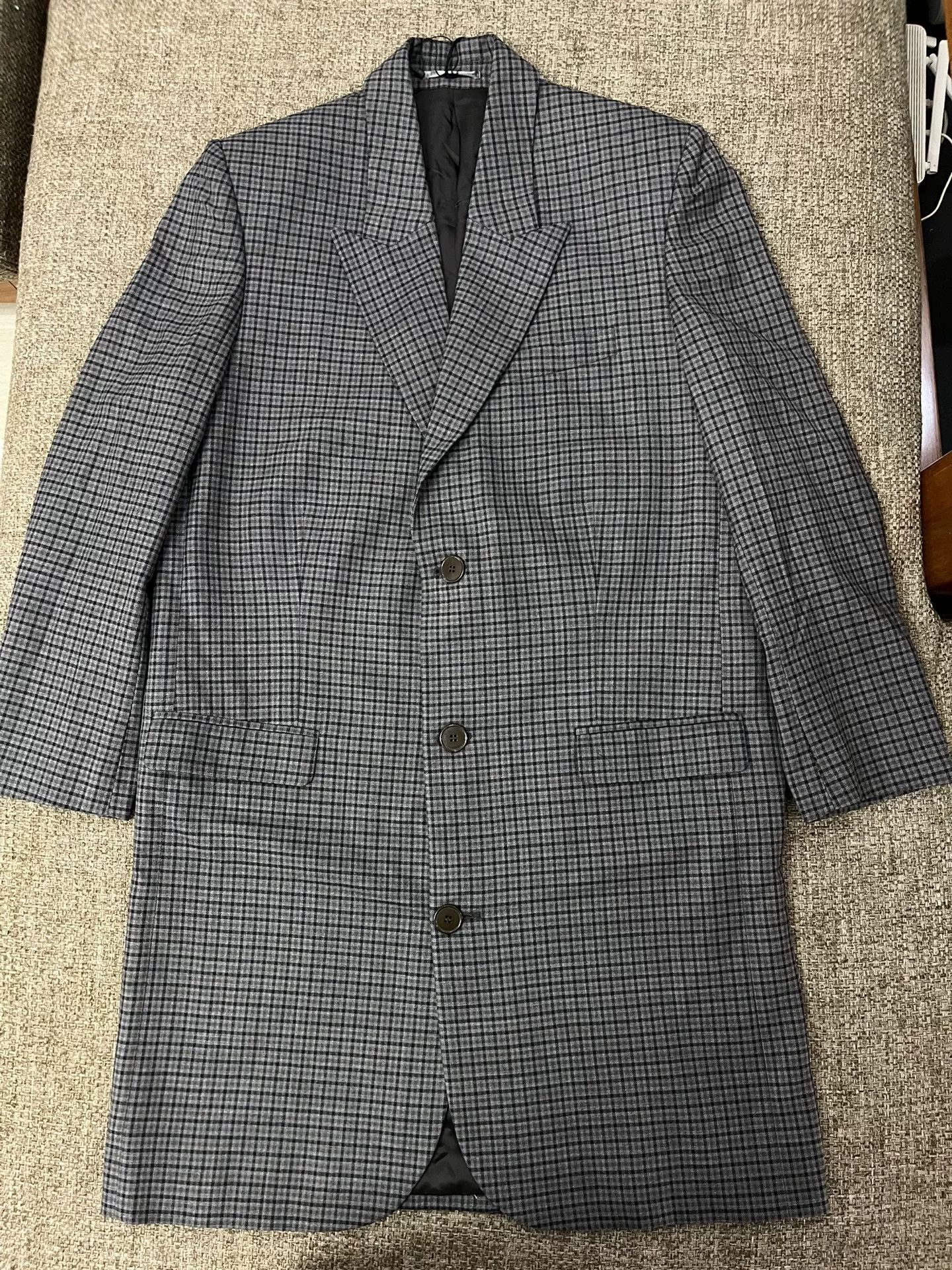 Martine Rose Martine Rose 19AW Check Wool Coat Size US XS / EU 42 / 0 - 3 Thumbnail