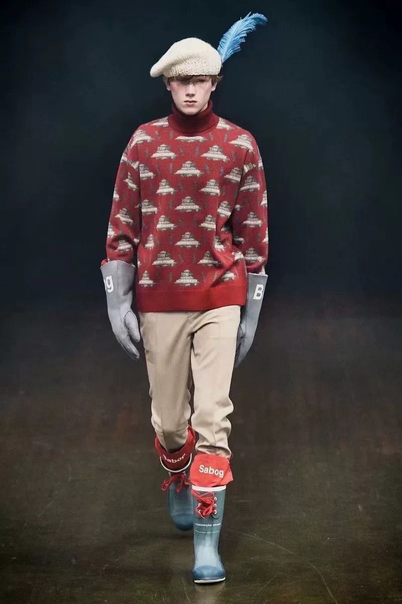 Undercover Undercover x Valentino Alien Series Printed Turtleneck Sweater Size US M / EU 48-50 / 2 - 9 Thumbnail