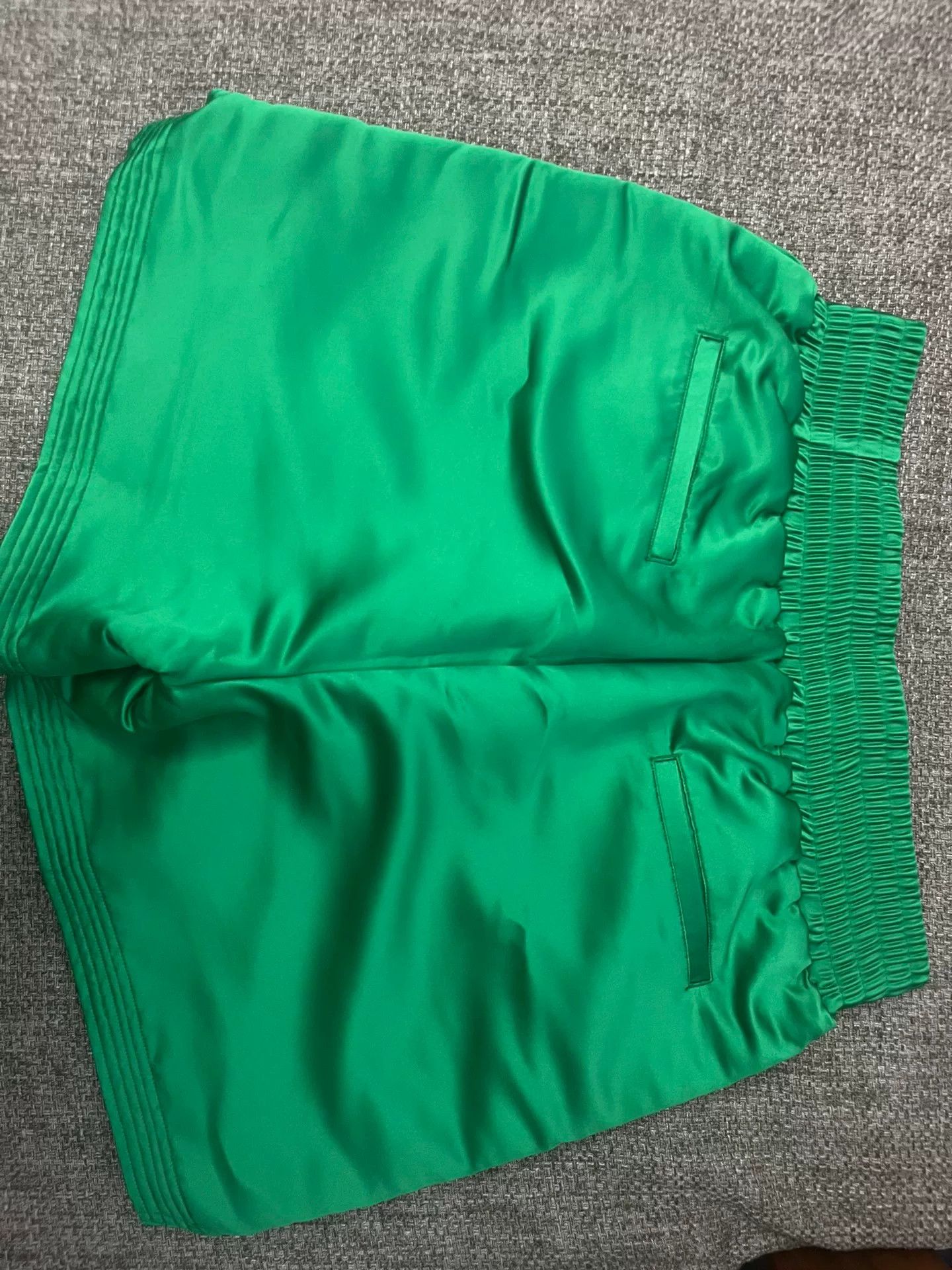 Saint Michael Saint Michael Embroidered Silk Boxing Shorts Size US 36 / EU 52 - 2 Thumbnail