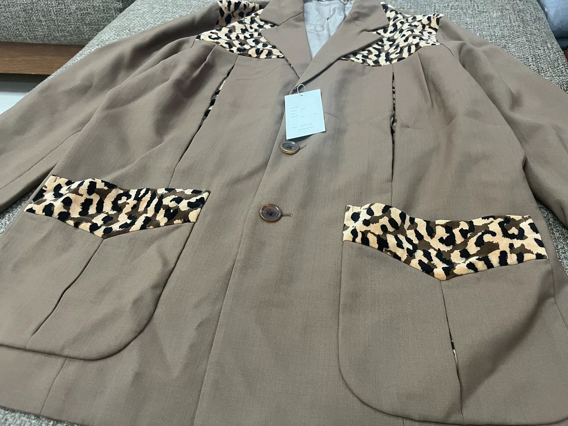 Wacko Maria Wacko Maria Leopard Wool Blazer 22SS Size US S / EU 44-46 / 1 - 5 Thumbnail