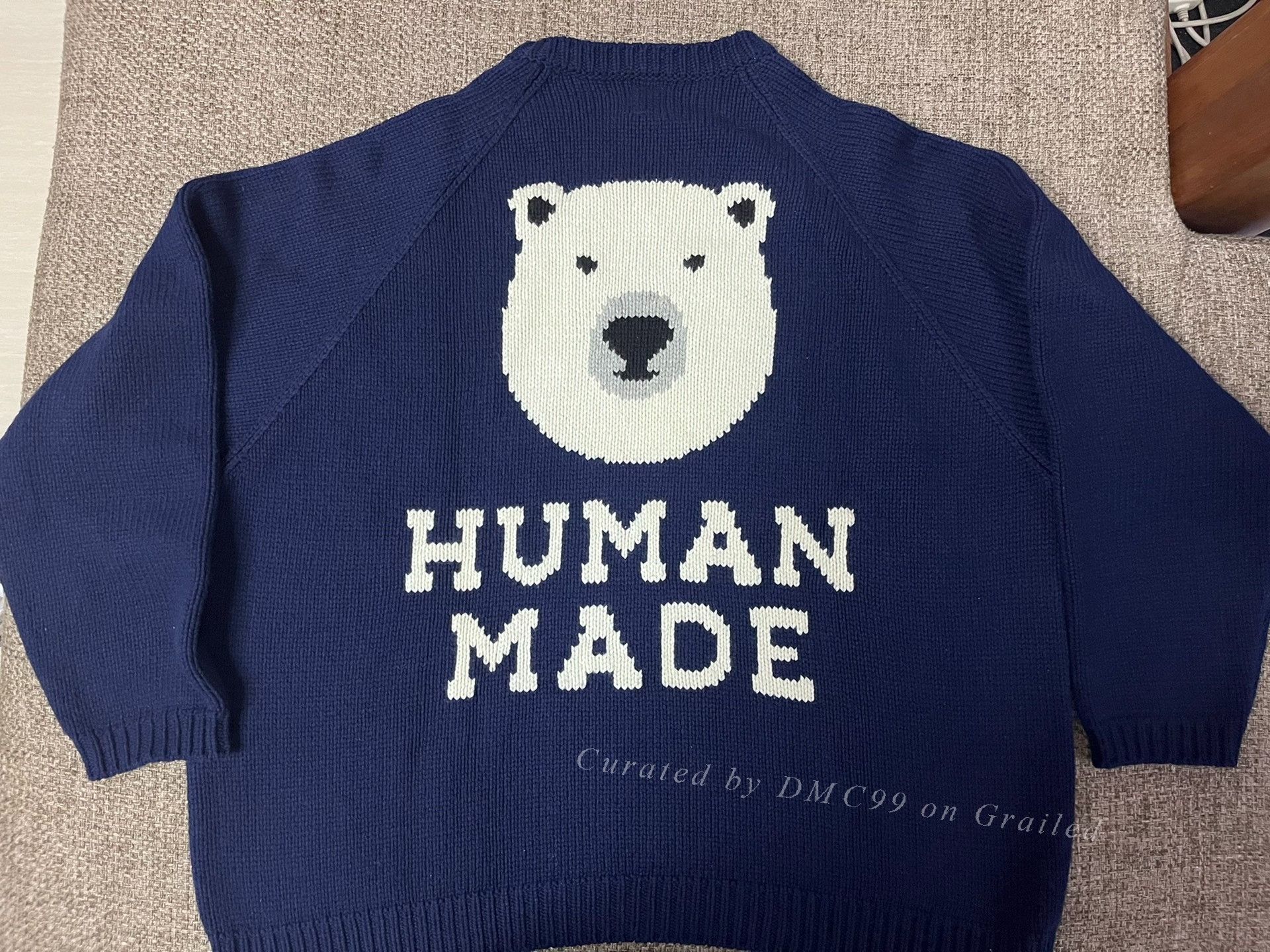 Human Made HUMAN MADE Polar Bear Cartoon Sweater Size US M / EU 48-50 / 2 - 2 Thumbnail