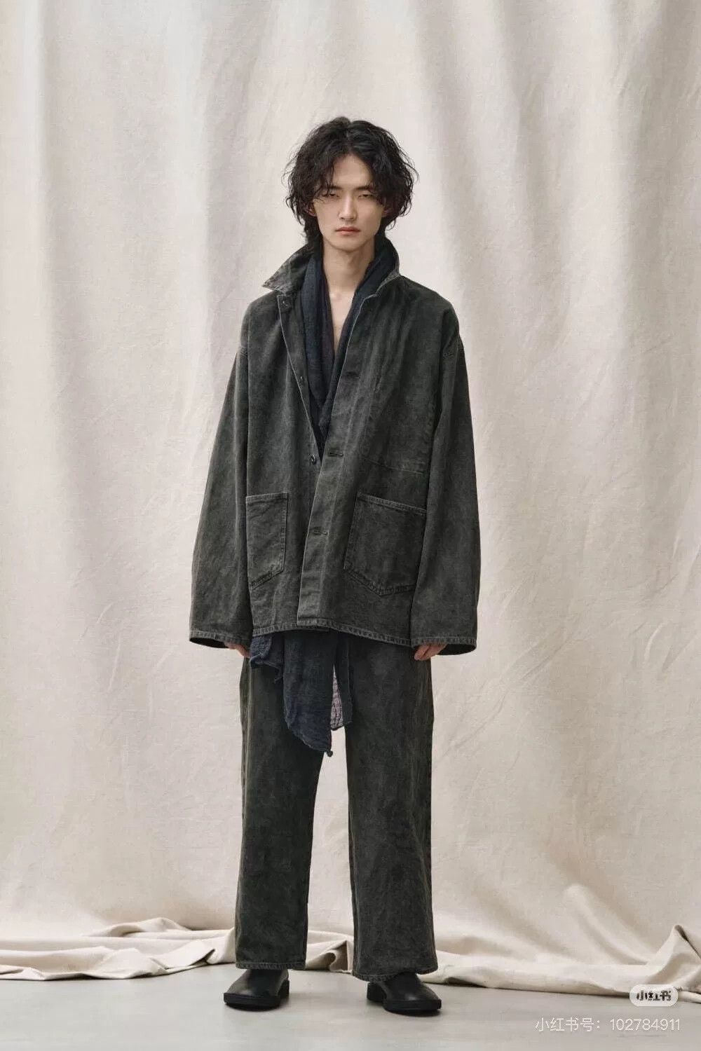 YOKO SAKAMOTO YOKO SAKAMOTO Ink-Dyed Straight Jeans Size US 30 / EU 46 - 2 Thumbnail