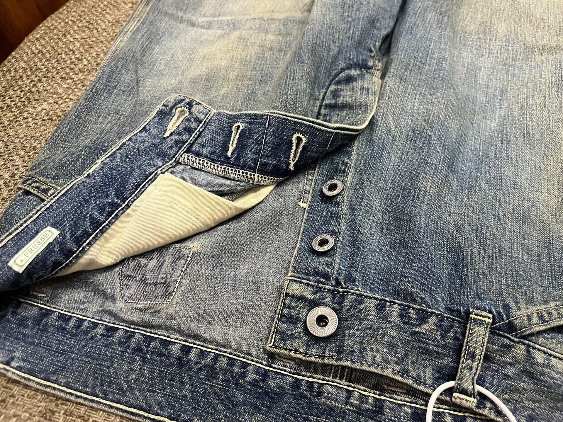 A.PRESSE A.PRESSE Vintage Military Denim Size US 26 / EU 42 - 4 Thumbnail
