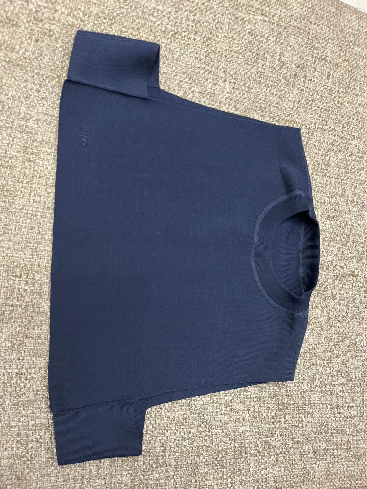 HYKE Hyke Silk Cotton Navy Vest Size M / US 6-8 / IT 42-44 - 4 Thumbnail