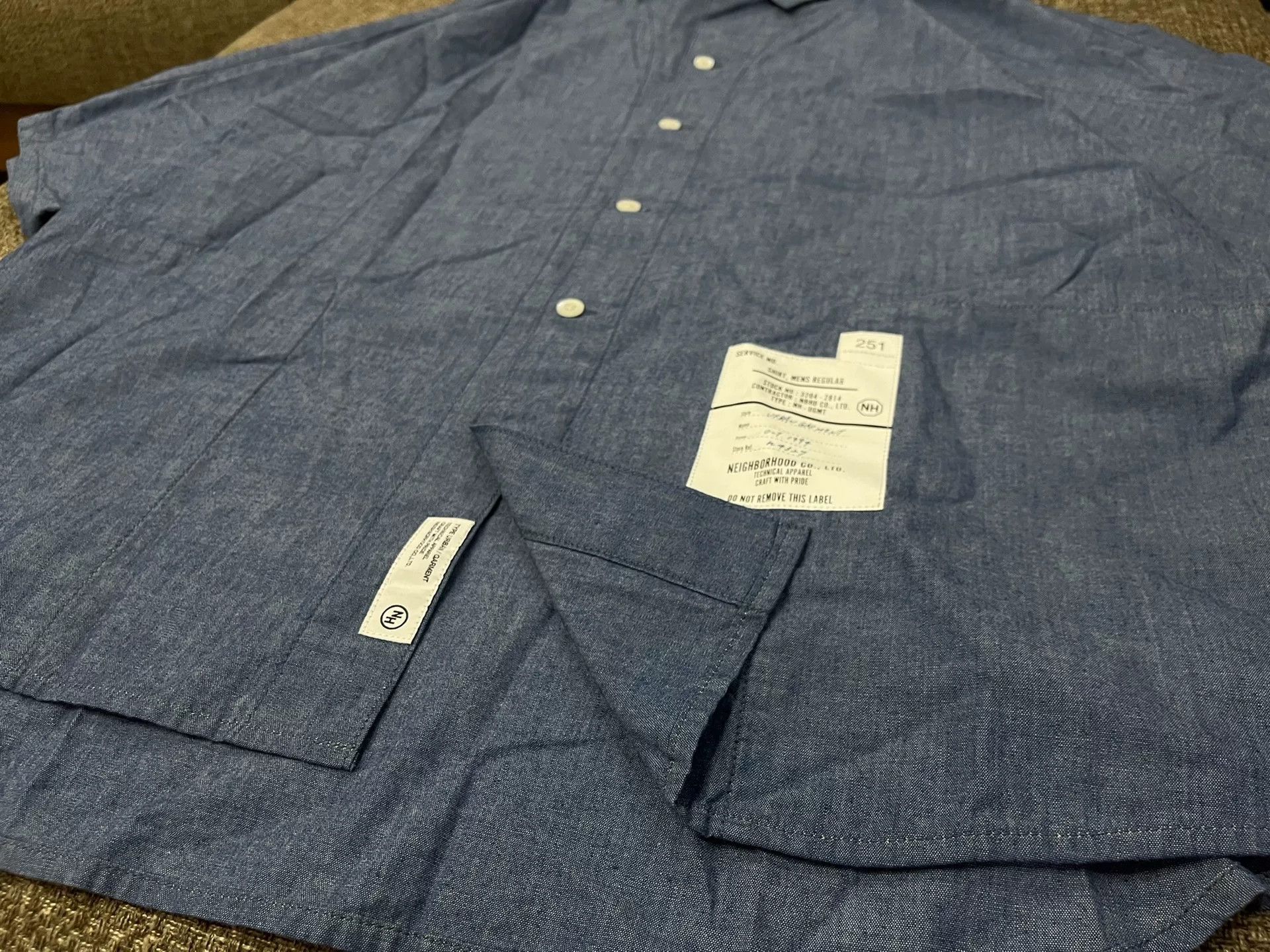 Neighborhood NEIGHBORHOOD 25SS Dolman Sleeve Shirt Size US XL / EU 56 / 4 - 3 Thumbnail