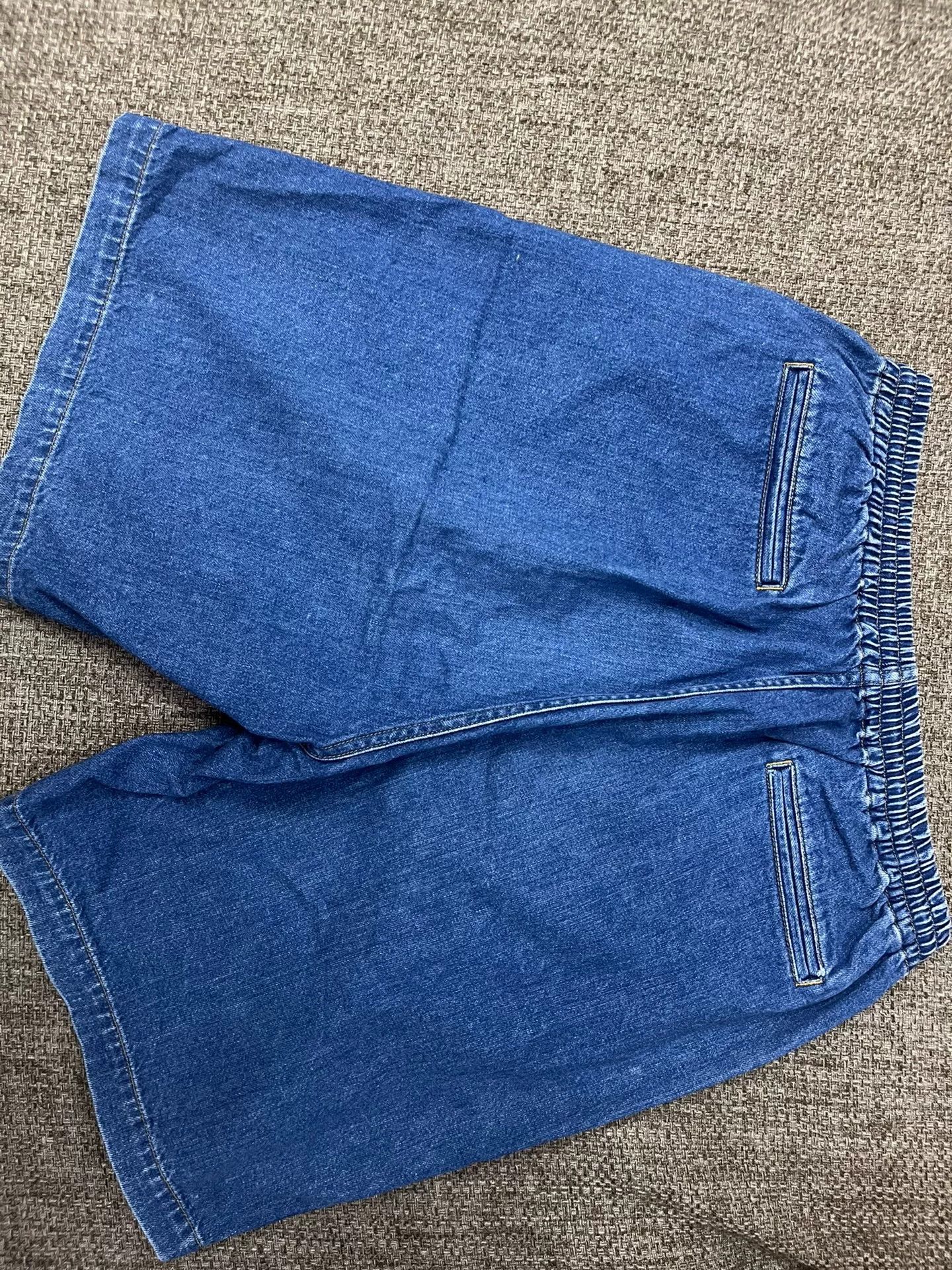 Graphpaper Graphpaper Drawstring Washed Denim Shorts Size 30" / US 8 / IT 44 - 2 Thumbnail