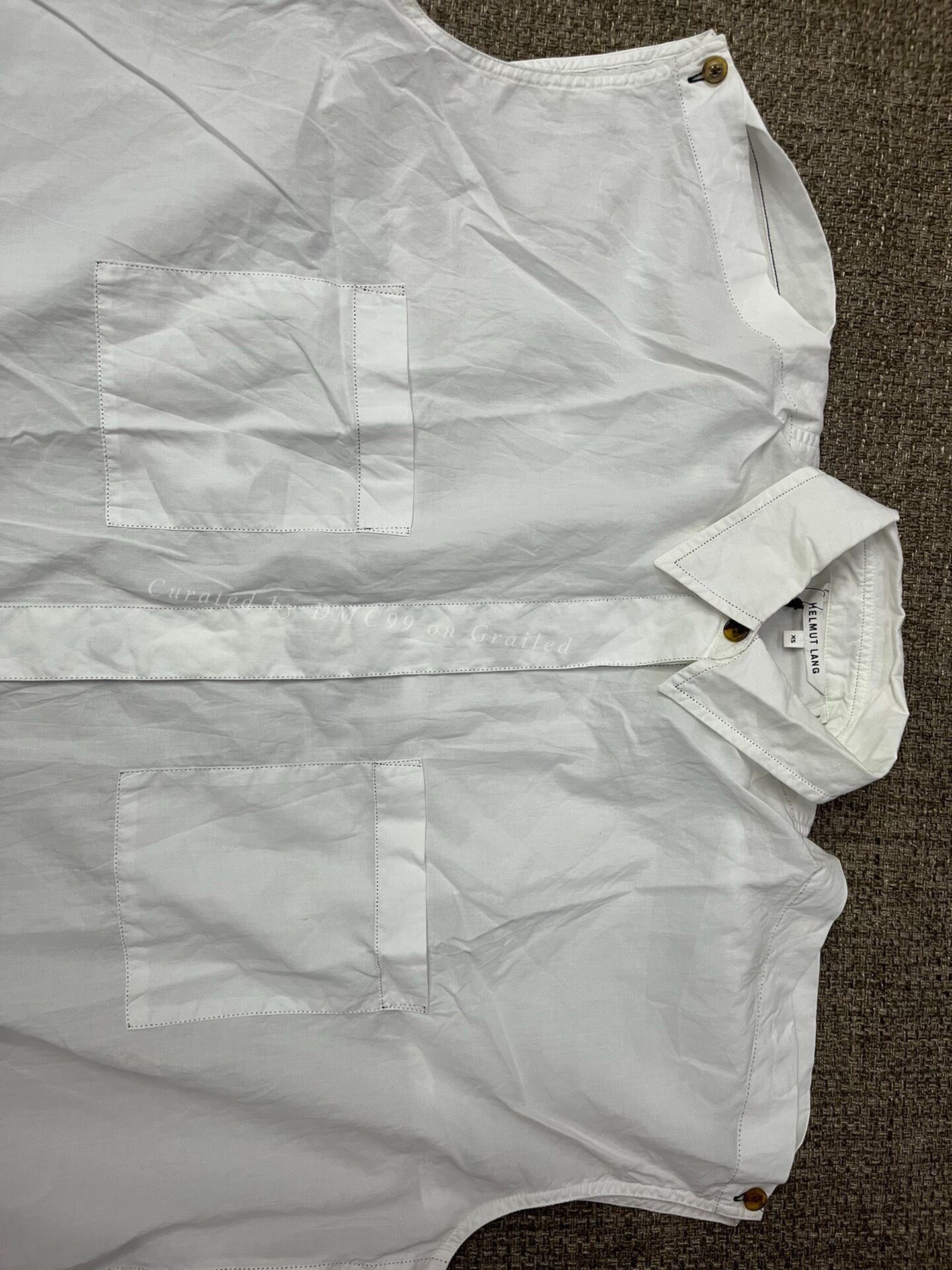 Helmut Lang Helmut Lang Sleeveless Shirt Vest Size US XS / EU 42 / 0 - 3 Thumbnail