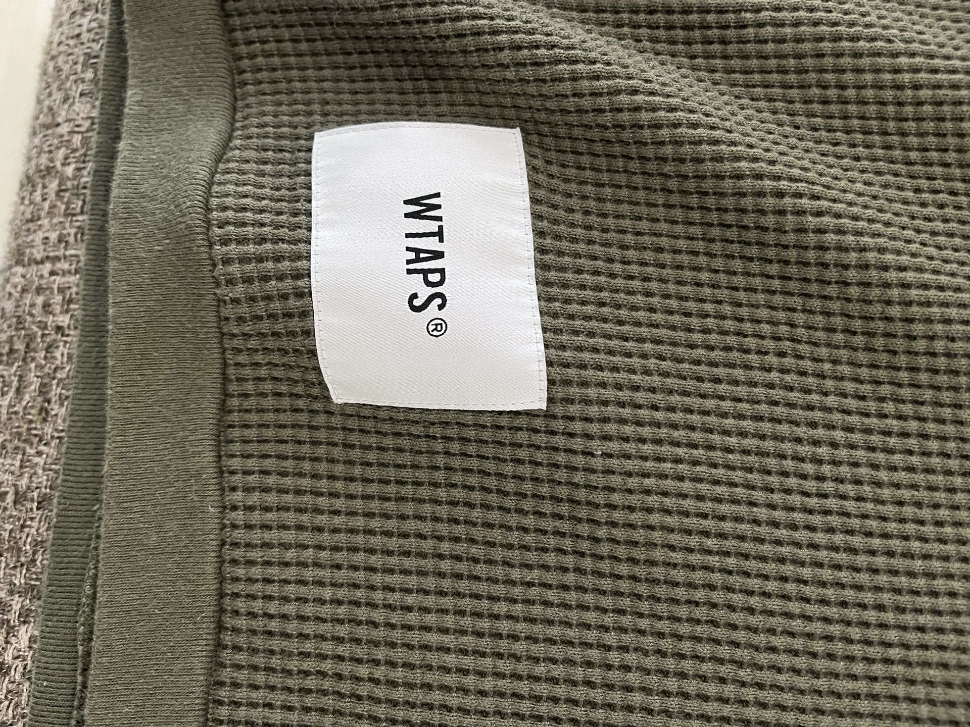 Wtaps WTAPS 21ss Waffle Long Sleeve Sweatshirt Size US L / EU 52-54 / 3 - 7 Thumbnail