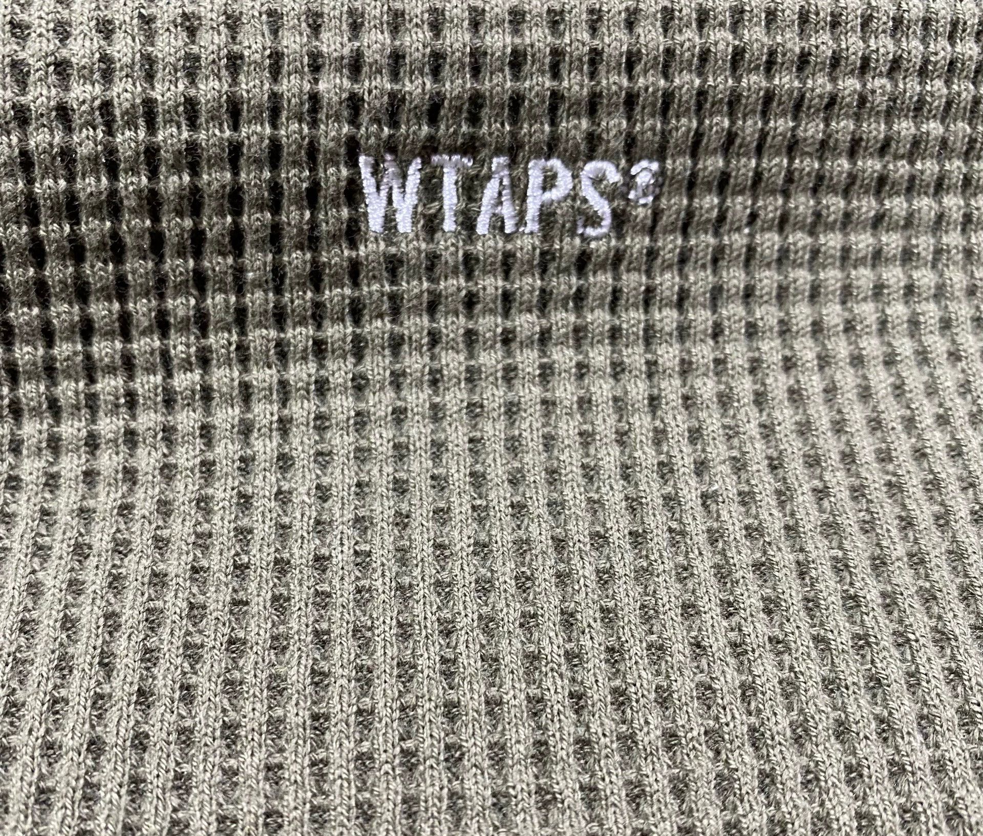 Wtaps WTAPS 21ss Waffle Long Sleeve Sweatshirt Size US L / EU 52-54 / 3 - 4 Thumbnail