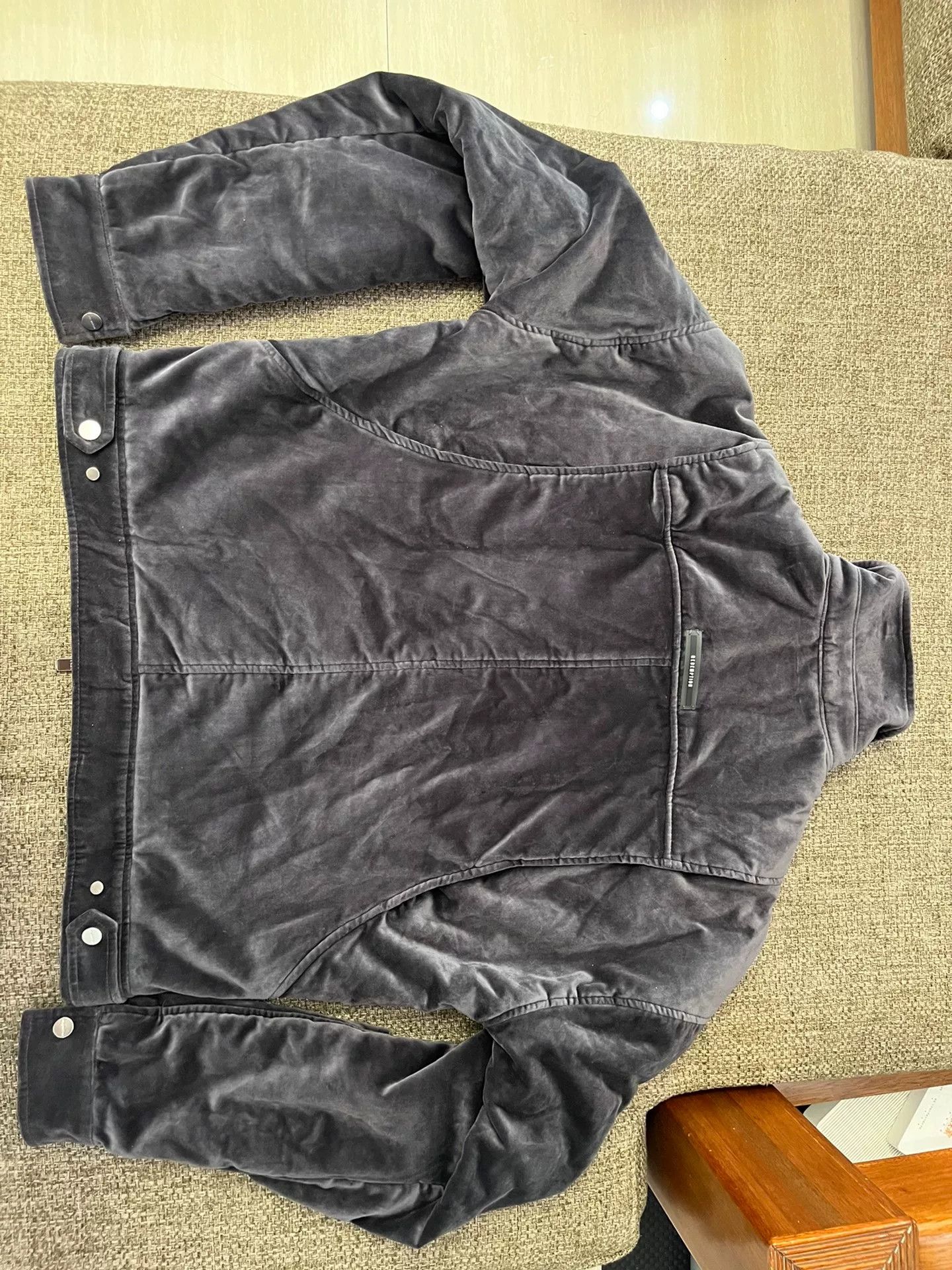 Redemption Limited Gray Velvet Jacket Size US S / EU 44-46 / 1 - 2 Thumbnail