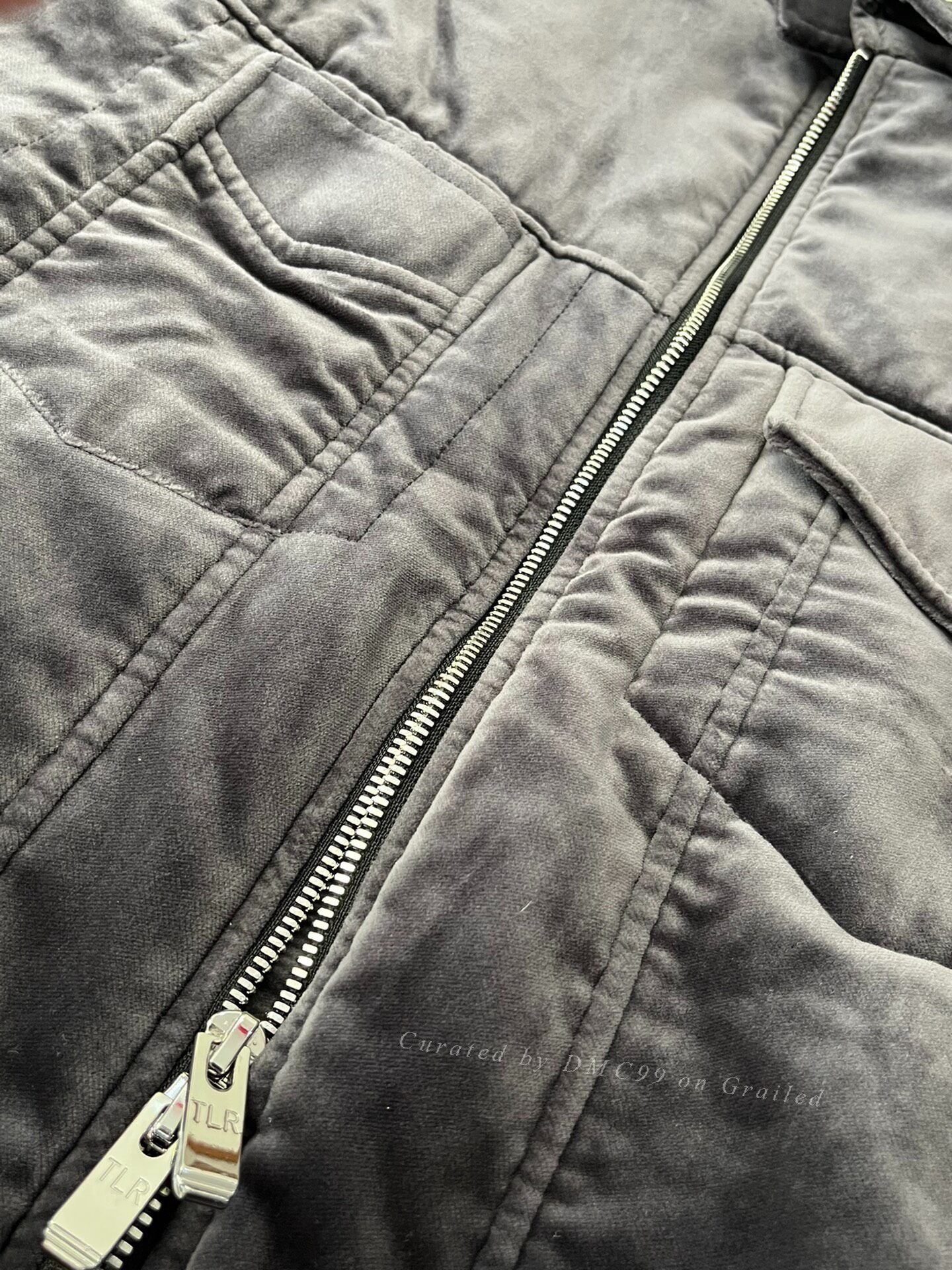 Redemption Limited Gray Velvet Jacket Size US S / EU 44-46 / 1 - 3 Thumbnail