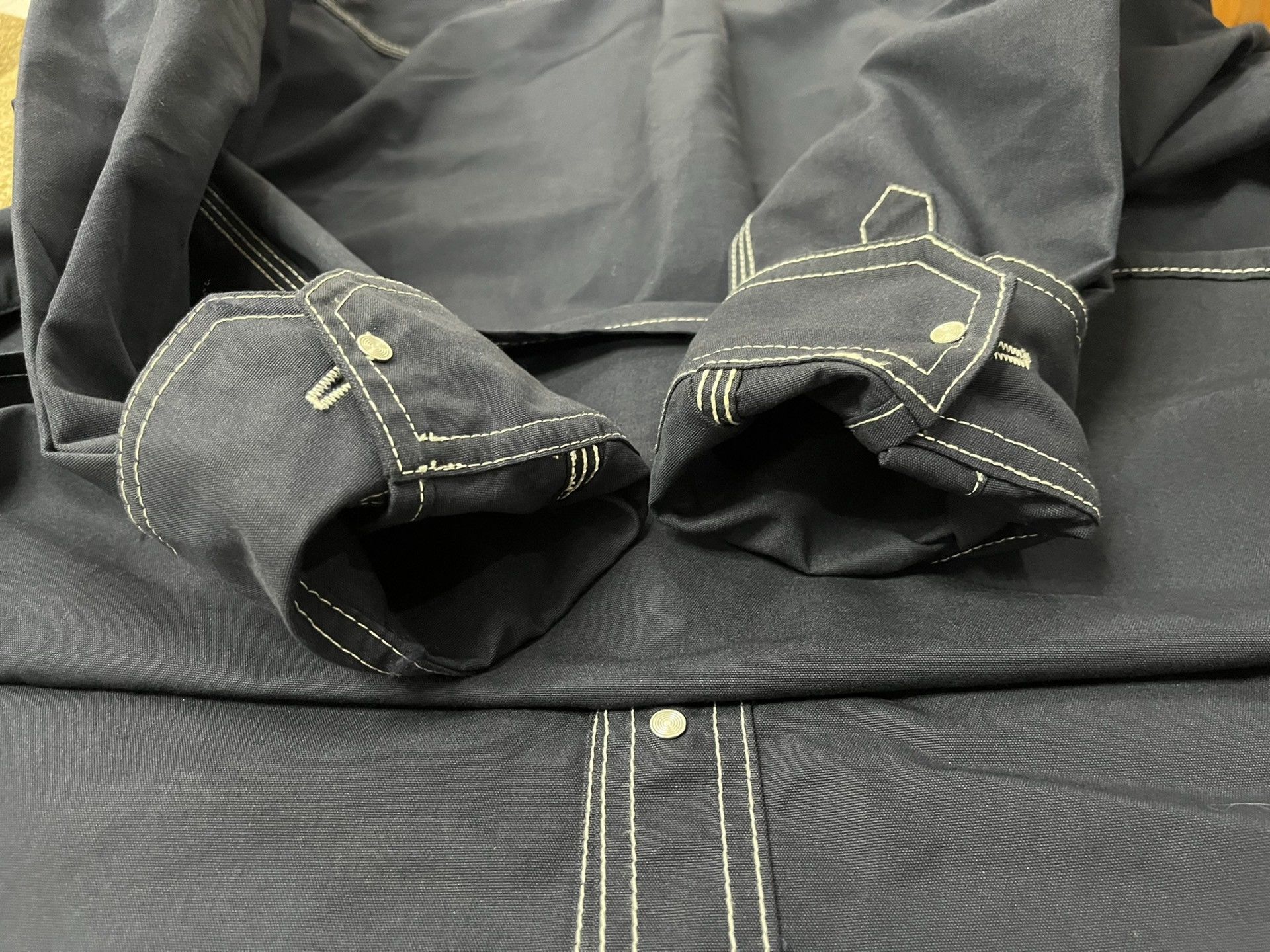Vetements Vetements Navy Workwear Shirt Size US S / EU 44-46 / 1 - 5 Thumbnail