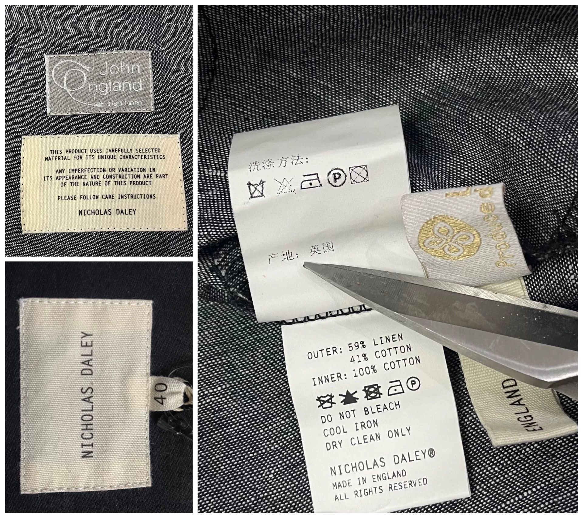 Nicholas Daley Nicholas Daley Cotton-Linen Pullover Shirt Jacket Size US XXS / EU 40 - 8 Thumbnail