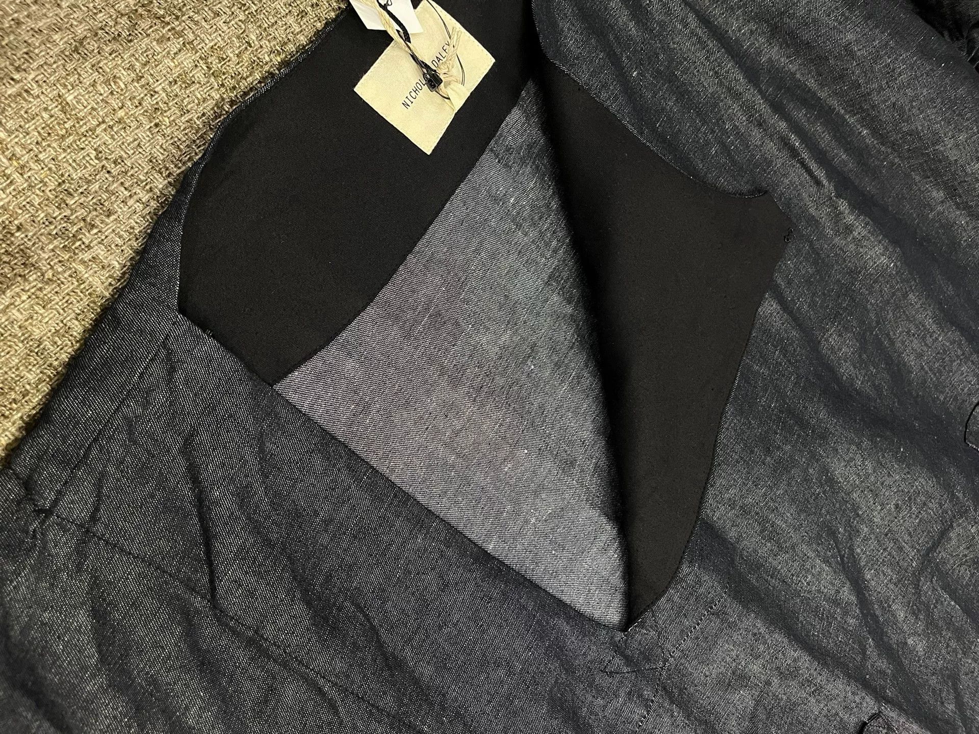 Nicholas Daley Nicholas Daley Cotton-Linen Pullover Shirt Jacket Size US XXS / EU 40 - 5 Thumbnail