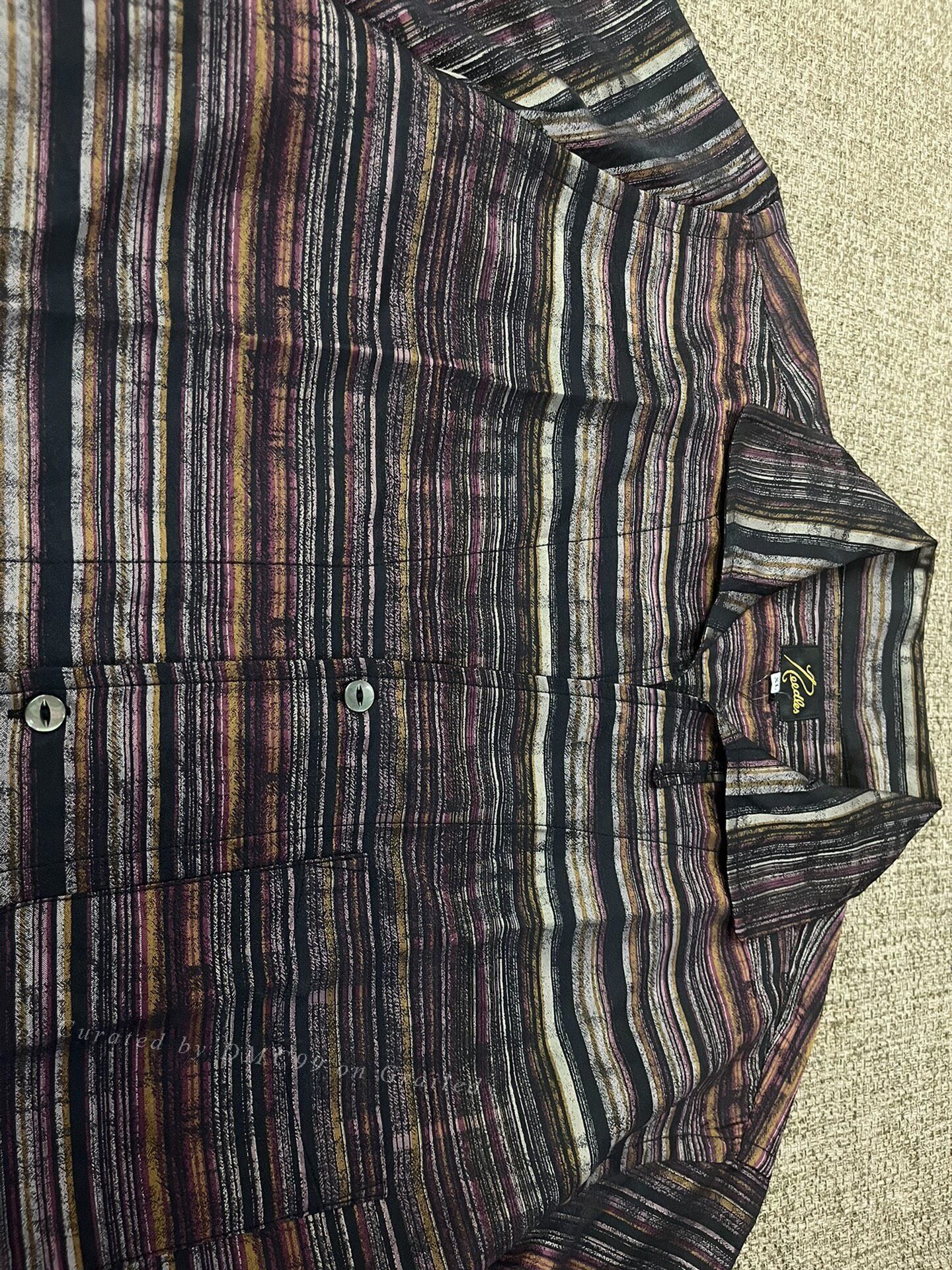 Needles Needles 24SS Ethnic Retro Stripe Shirt Size US XL / EU 56 / 4 - 5 Thumbnail