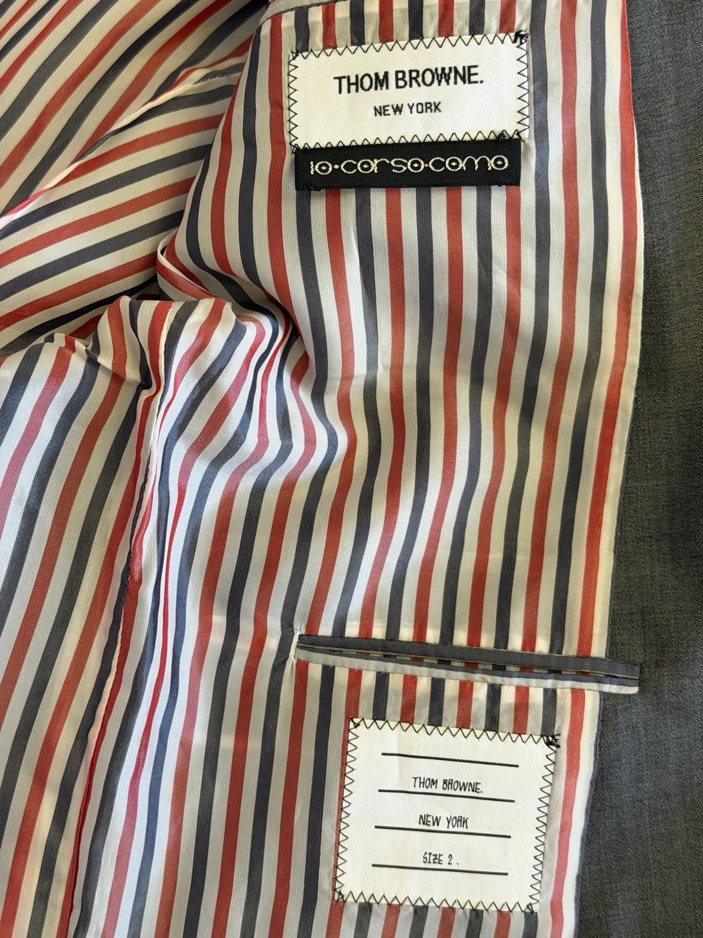 Thom Browne Thom Browne 100% Wool Suit Size US M / EU 48-50 / 2 - 2 Thumbnail