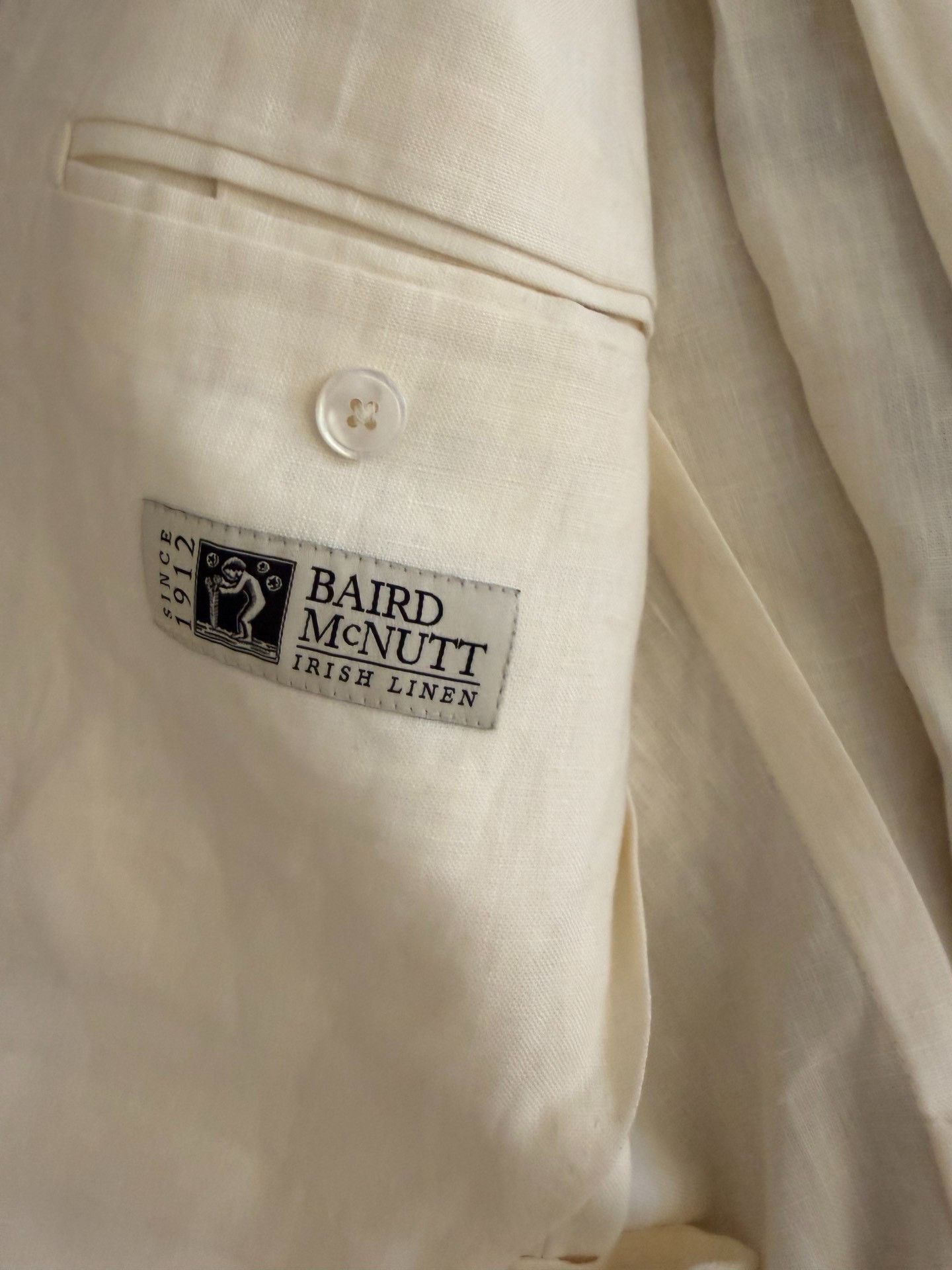 Suitsupply SUTSUPPLY Beige Linen Suit Set 46 Size US S / EU 44-46 / 1 - 6 Thumbnail