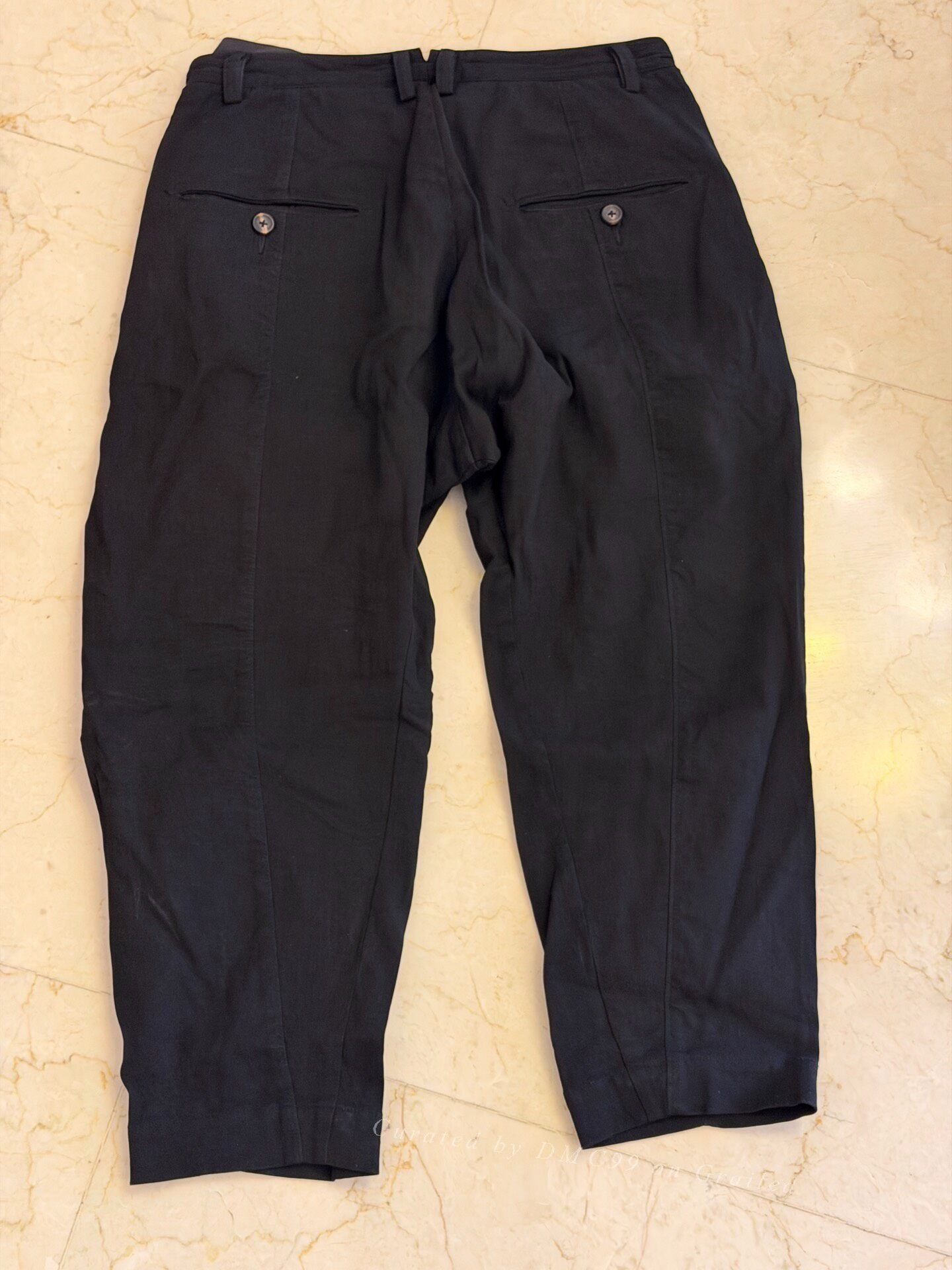 Ziggy Chen ZIGGY CHEN Thick Stretchy Cotton Low-Rise Pants Size US 26 / EU 42 - 2 Thumbnail
