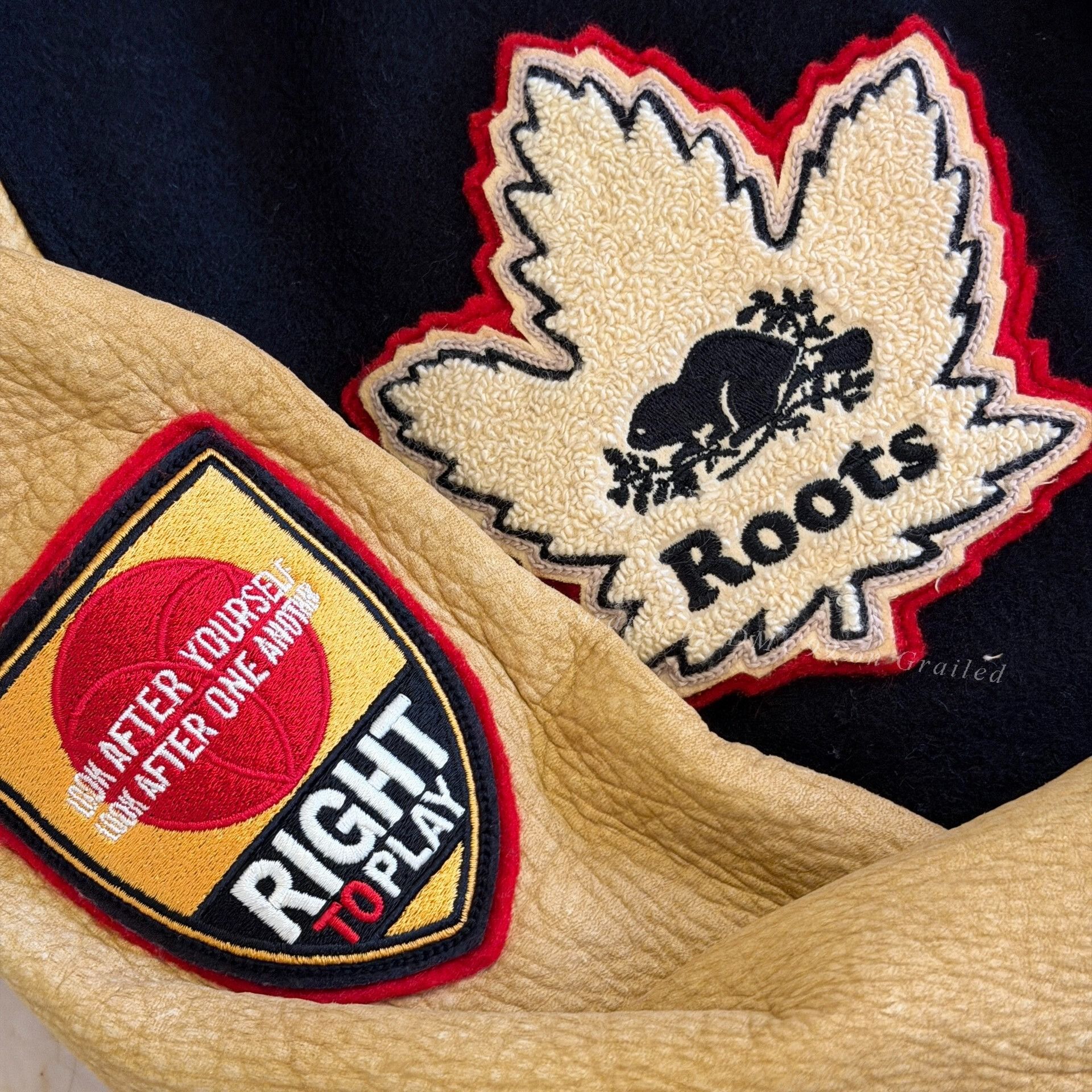 Roots Canada Roots Gretzky Leather Sleeve Jacket Size US S / EU 44-46 / 1 - 3 Thumbnail