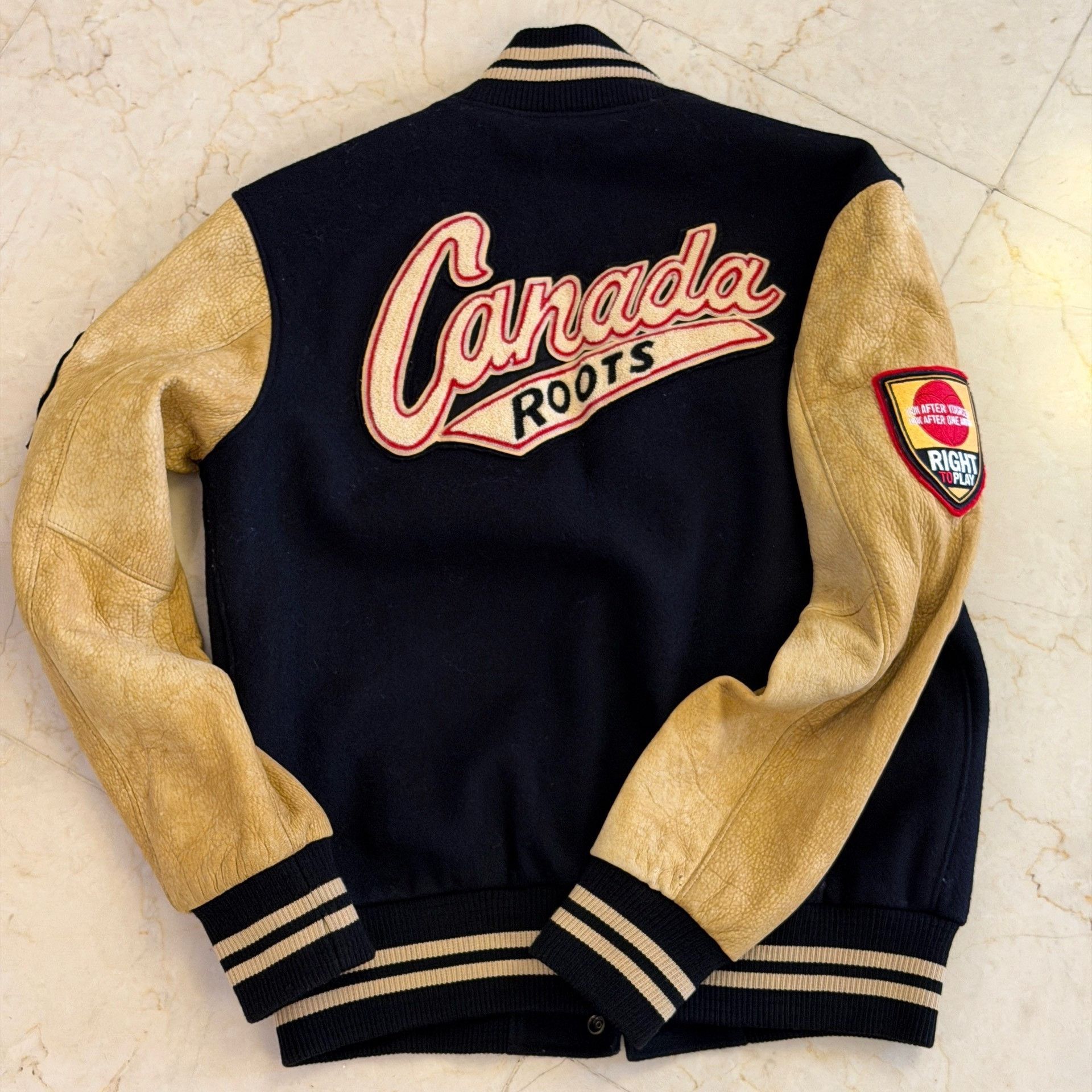 Roots Canada Roots Gretzky Leather Sleeve Jacket Size US S / EU 44-46 / 1 - 2 Thumbnail