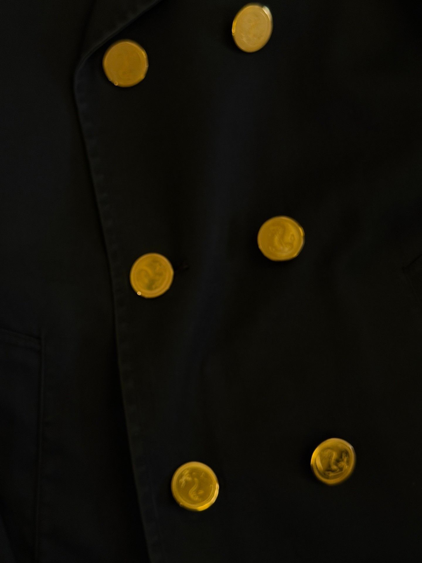 Thom Browne Thom Browne Navy Double-Breasted Coat Size US M / EU 48-50 / 2 - 4 Thumbnail