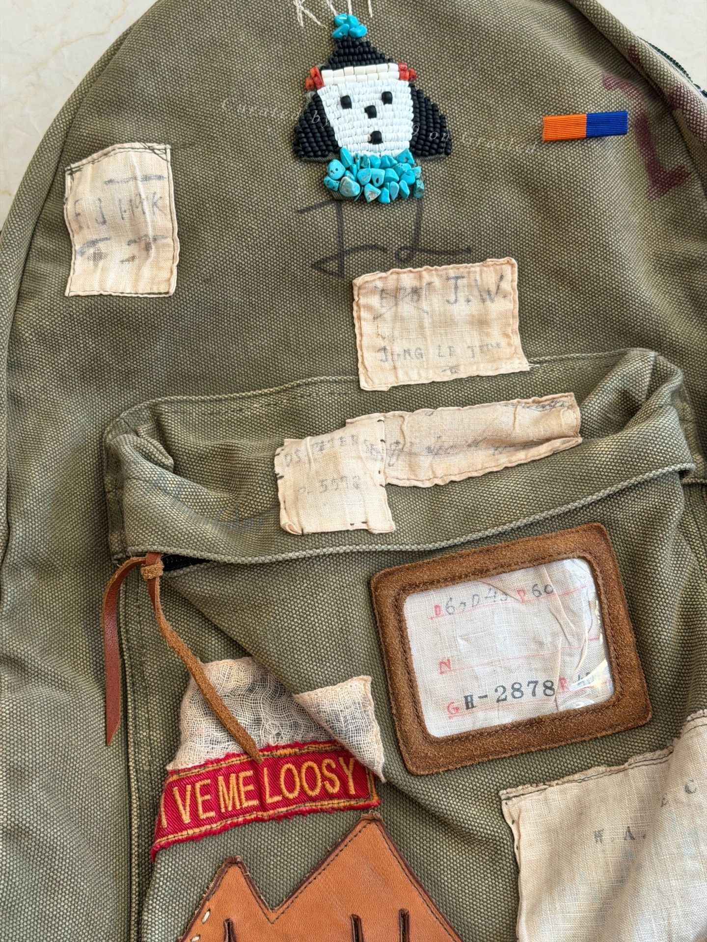 Kapital Kapital Military Cloth Backpack Size ONE SIZE - 4 Thumbnail