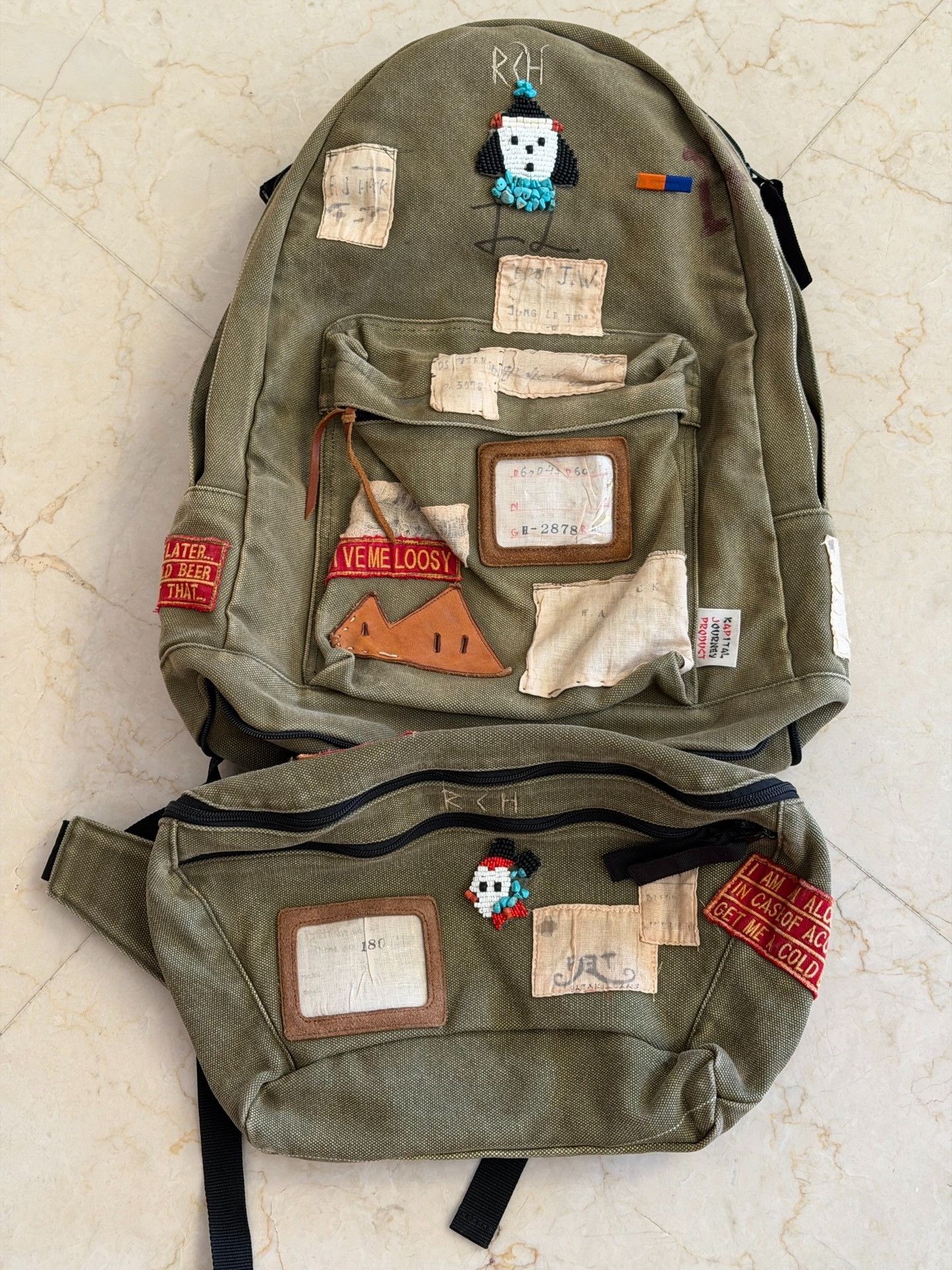 Kapital Kapital Military Cloth Backpack Size ONE SIZE - 2 Thumbnail