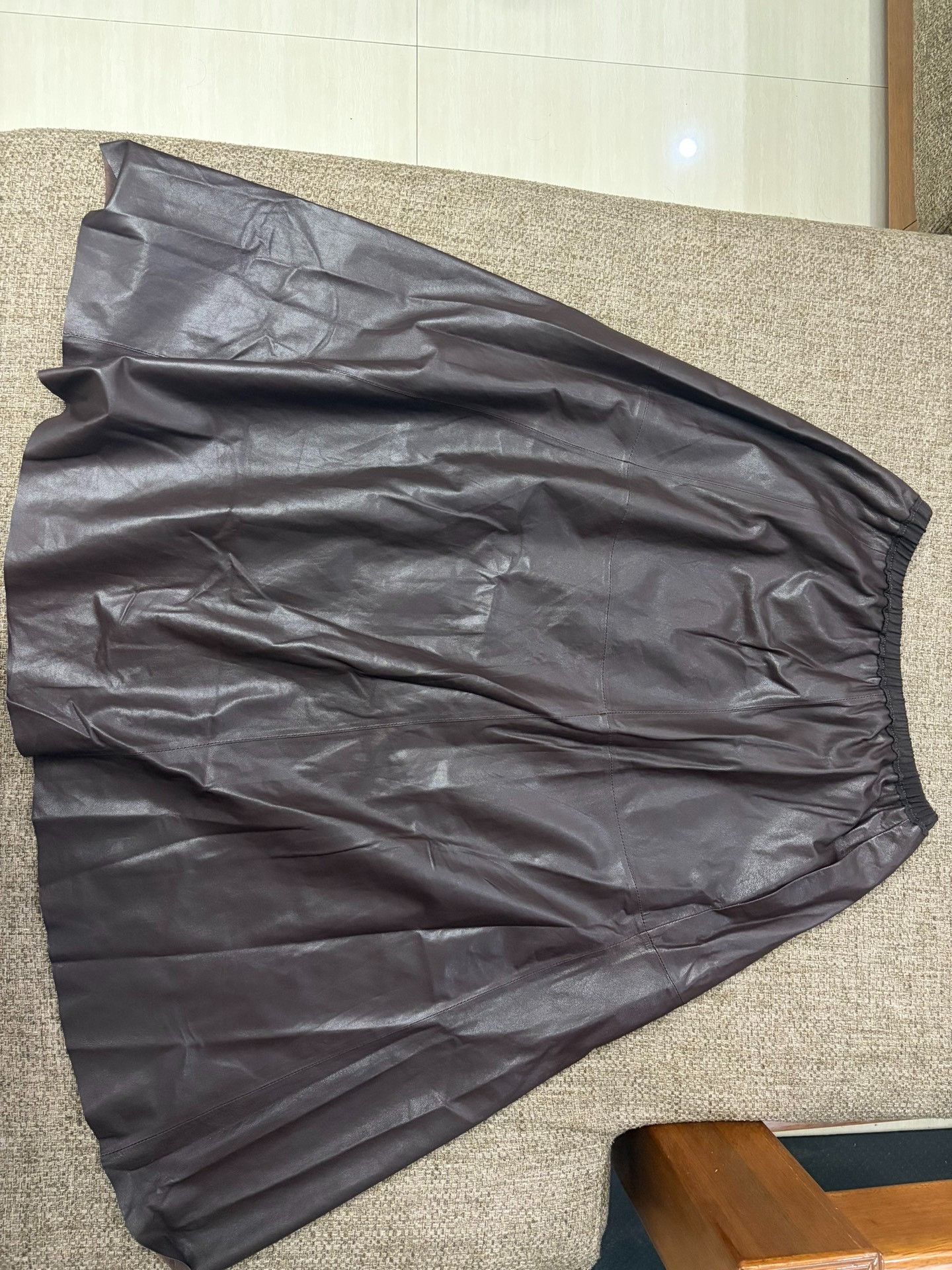 Other Lavelours 26SS Sheepskin Midi Skirt Size 32" / US 10 / IT 46 - 3 Thumbnail