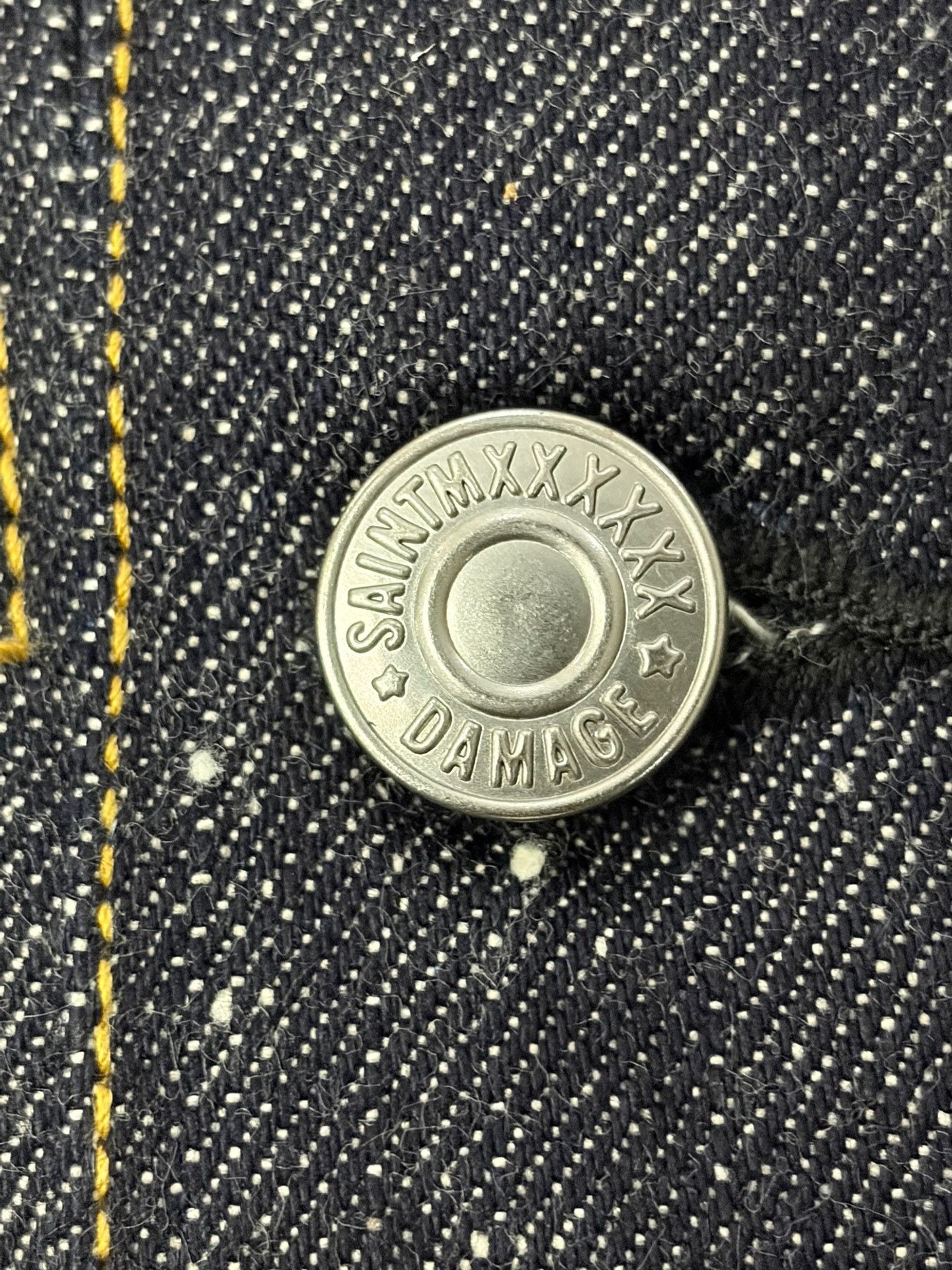 Saint Michael SAINT MICHAEL x berberjin T-back Denim Jacket Size US M / EU 48-50 / 2 - 7 Thumbnail