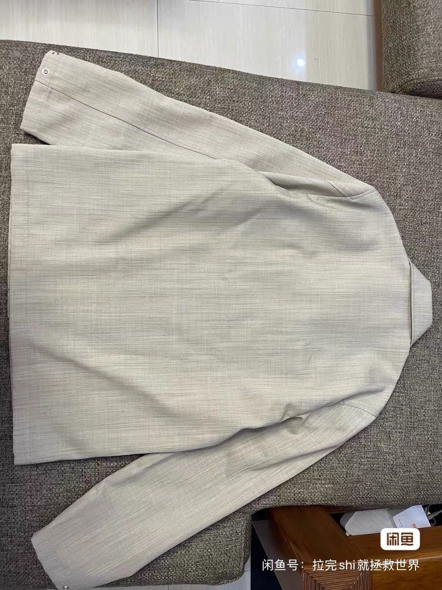 Jil Sander Jil Sander Limited Virgin Wool Bamboo Jacket Size US M / EU 48-50 / 2 - 2 Thumbnail
