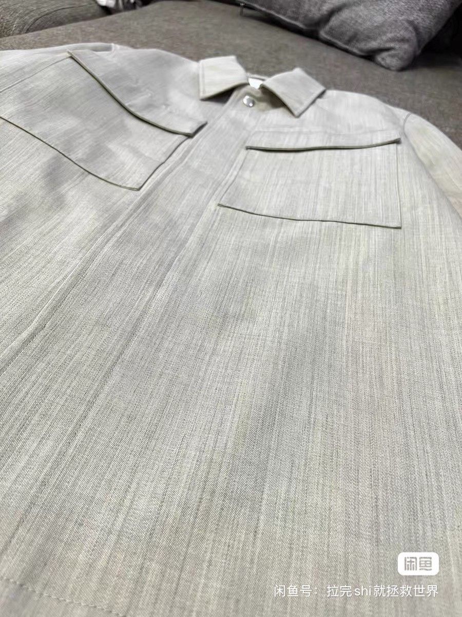 Jil Sander Jil Sander Limited Virgin Wool Bamboo Jacket Size US M / EU 48-50 / 2 - 3 Thumbnail