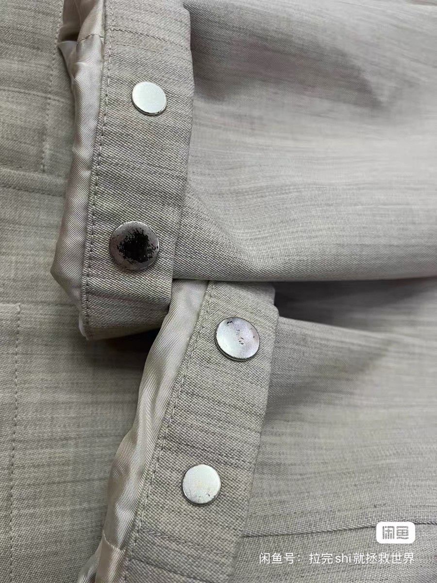 Jil Sander Jil Sander Limited Virgin Wool Bamboo Jacket Size US M / EU 48-50 / 2 - 7 Thumbnail
